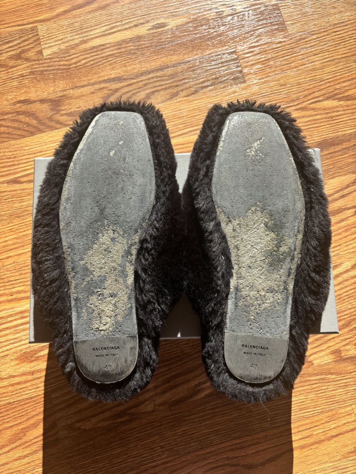 Balenciaga Balenciaga Faux Fur Slides Size US 8 / EU 41 - 5 Thumbnail