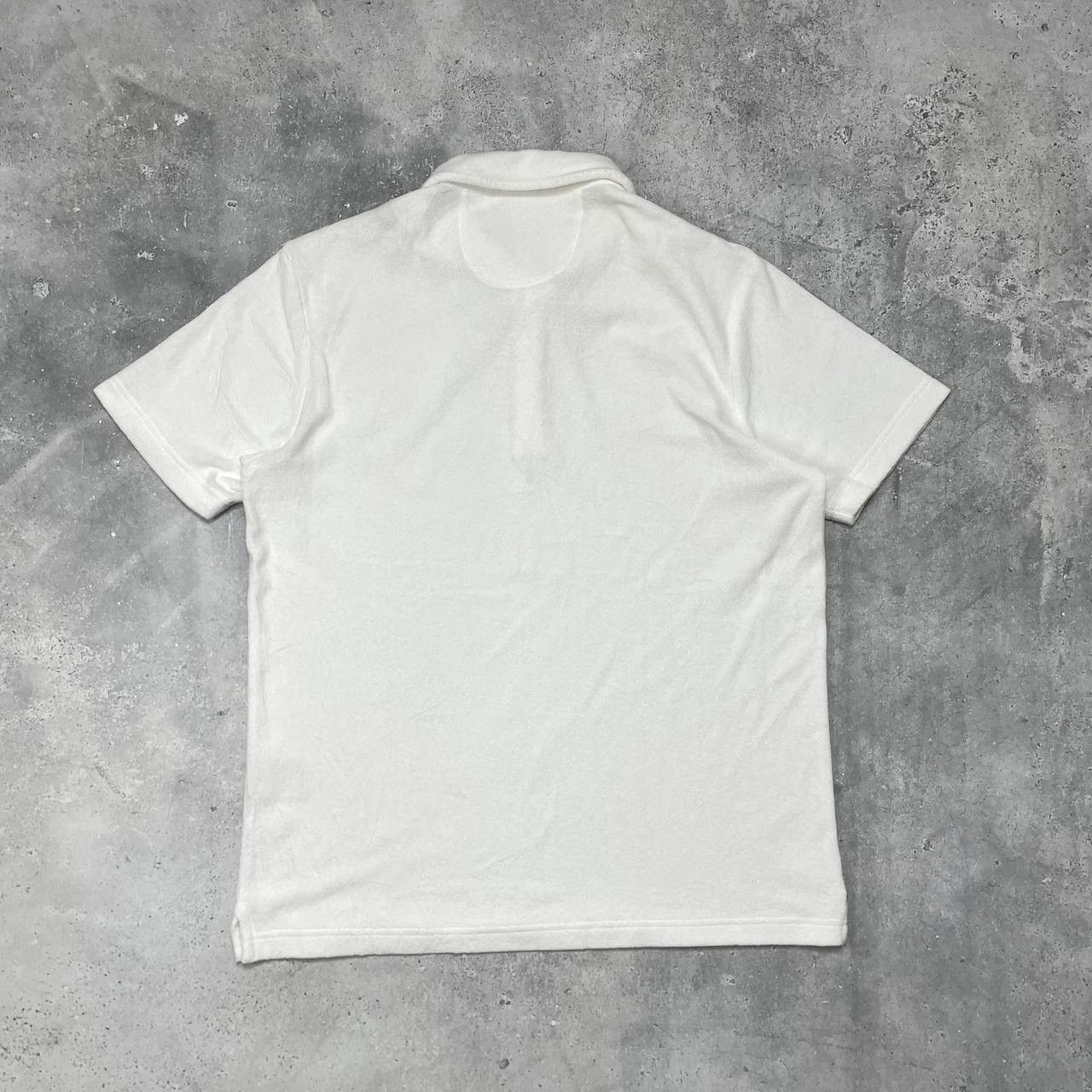 Altea Altea Terry Towelling Polo Shirt White Size L Size US L / EU 52-54 / 3 - 15 Thumbnail