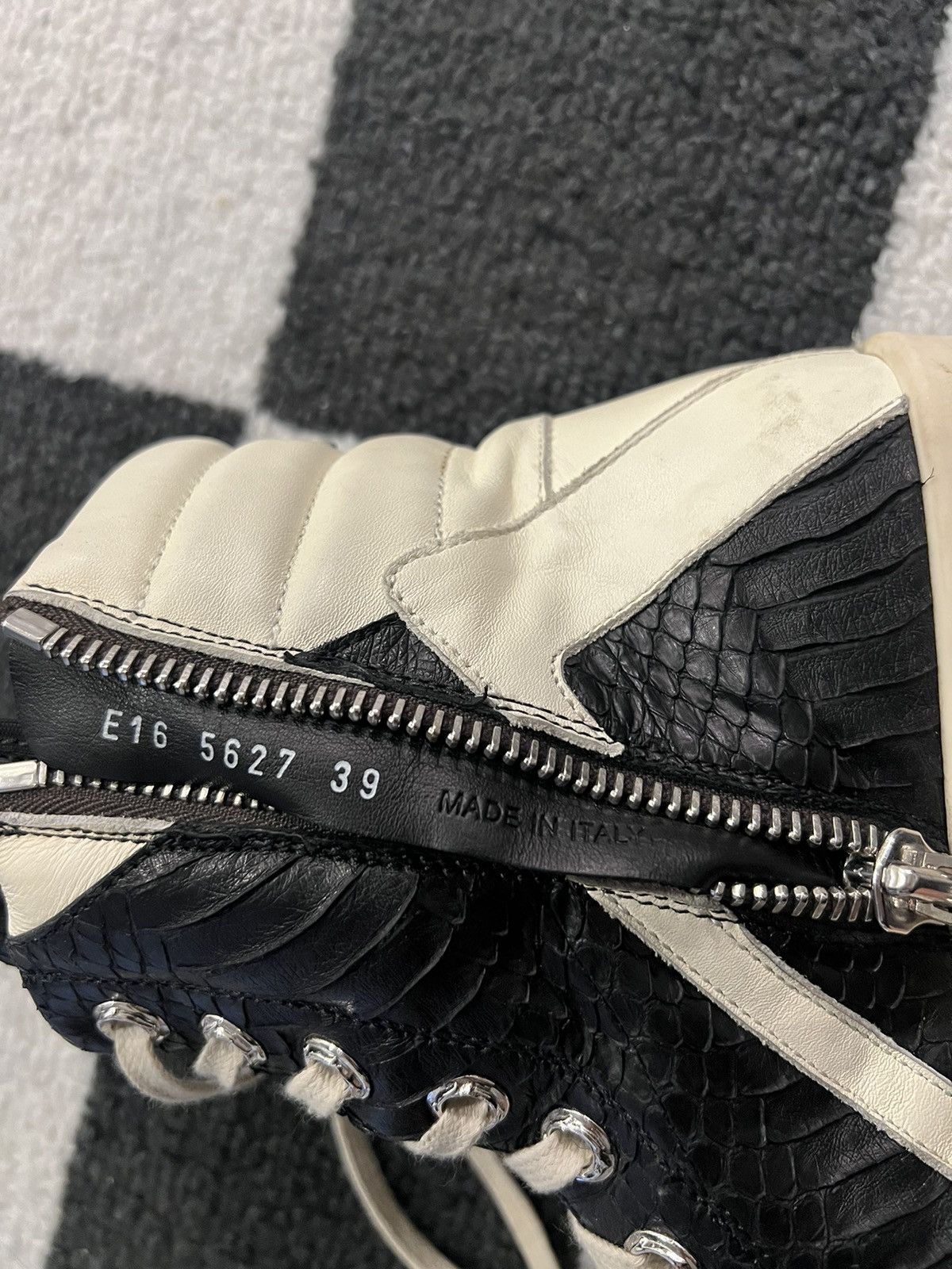 Chrome Hearts × Rick Owens Chrome Hearts Rick Owens Python Geobasket Size US 7 / EU 40 - 11 Thumbnail