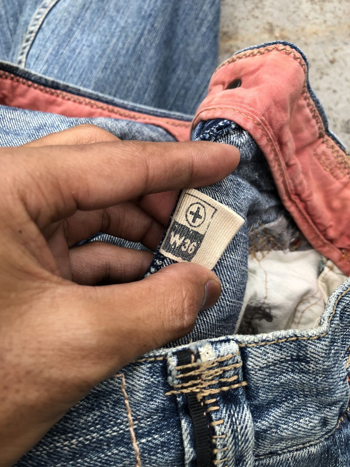 Vintage TOUGH JEANS TWIST DENIM Size US 36 / EU 52 - 6 Thumbnail