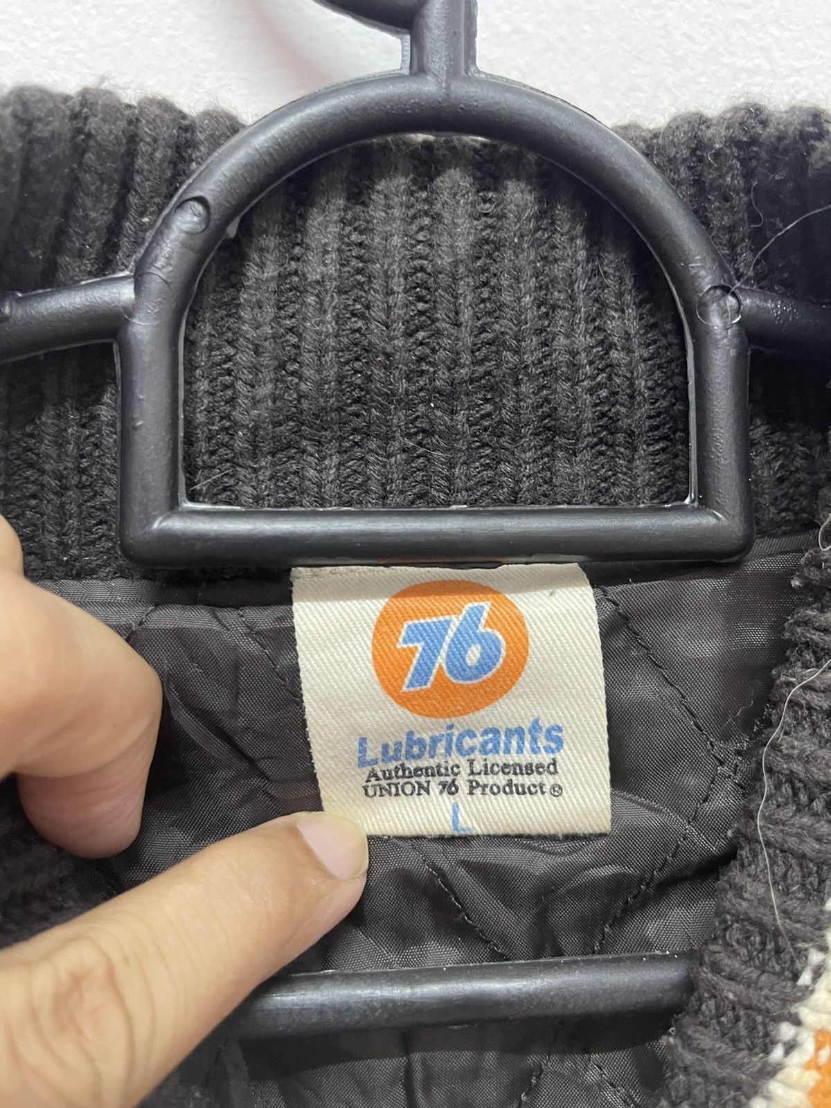 Gear for Sports VINTAGE 76 LUBRICANTS RACING OIL WOOL VARSITY Size US L / EU 52-54 / 3 - 4 Thumbnail