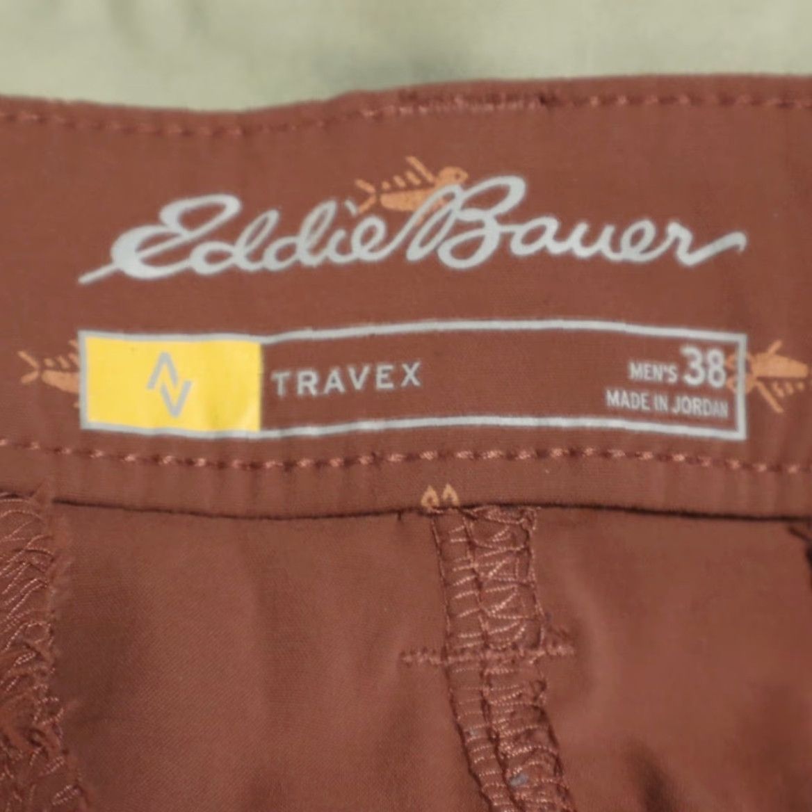 Eddie Bauer Eddie Bauer Stretch Travex Fish Nylon Woven Shorts Clay Men's 38 Size US 38 / EU 54 - 5 Thumbnail