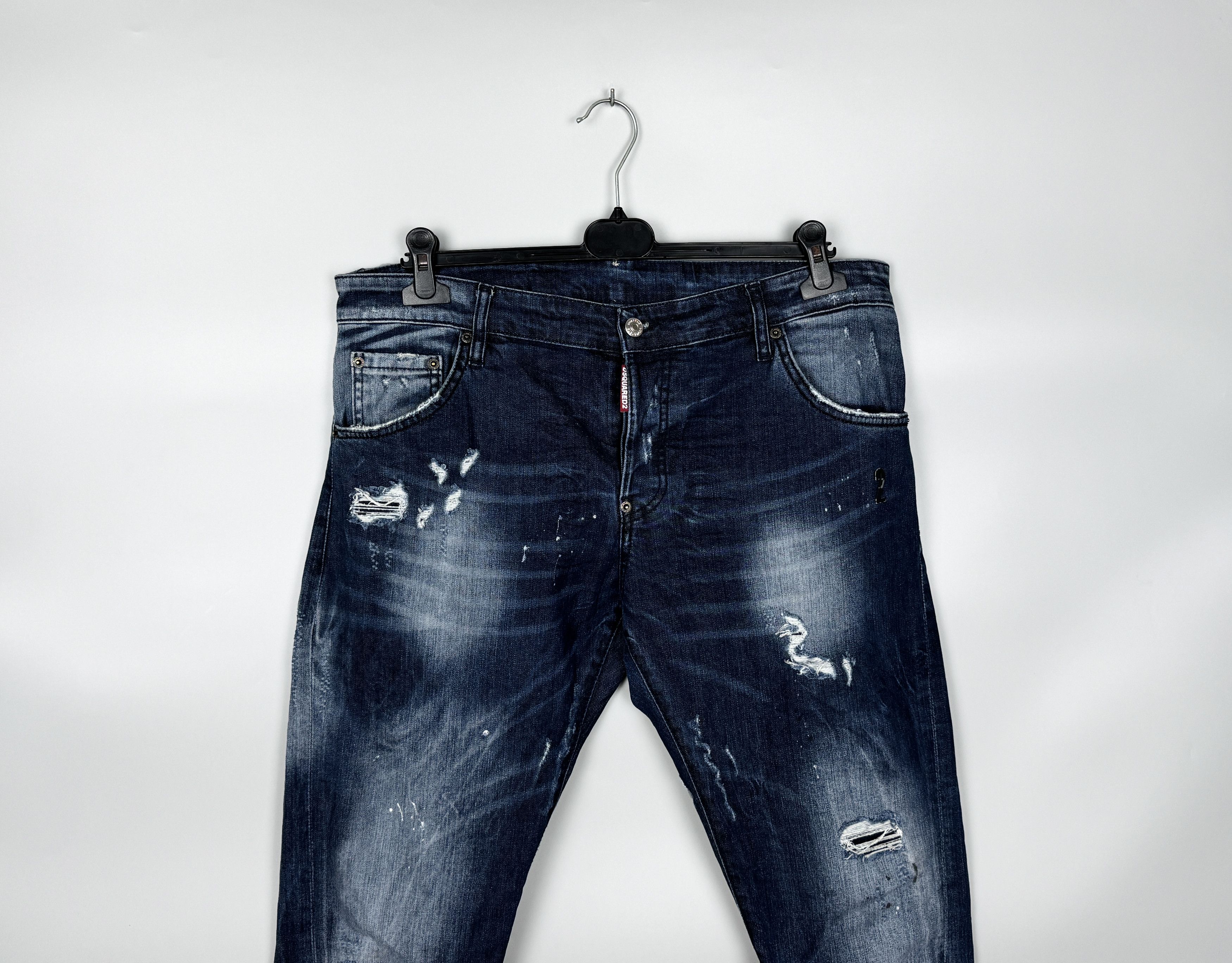 Dsquared2 Dsquared2 Distressed Western Denim Jeans Made Italy Size 52 Size US 36 / EU 52 - 2 Thumbnail