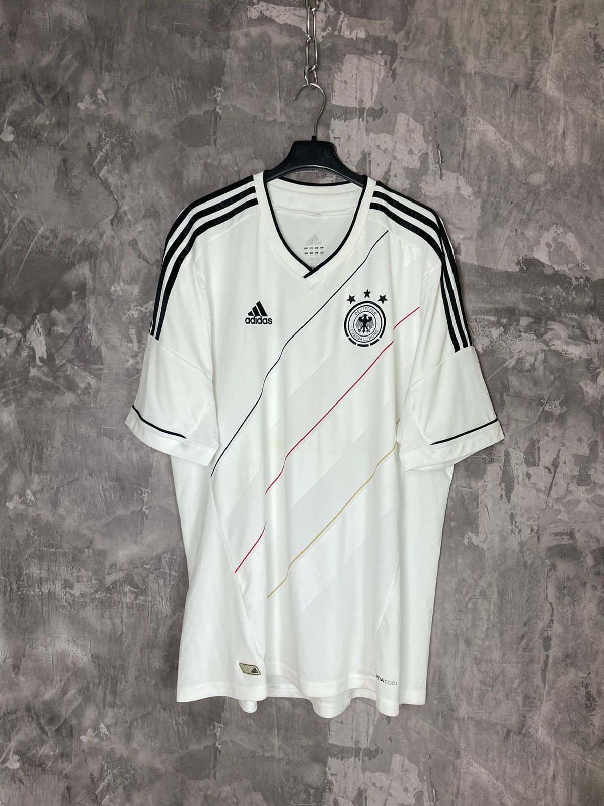 Adidas Germany 2011 2012 home soccer shirt kit tee Deutschland Size US XL / EU 56 / 4 - 1 Thumbnail
