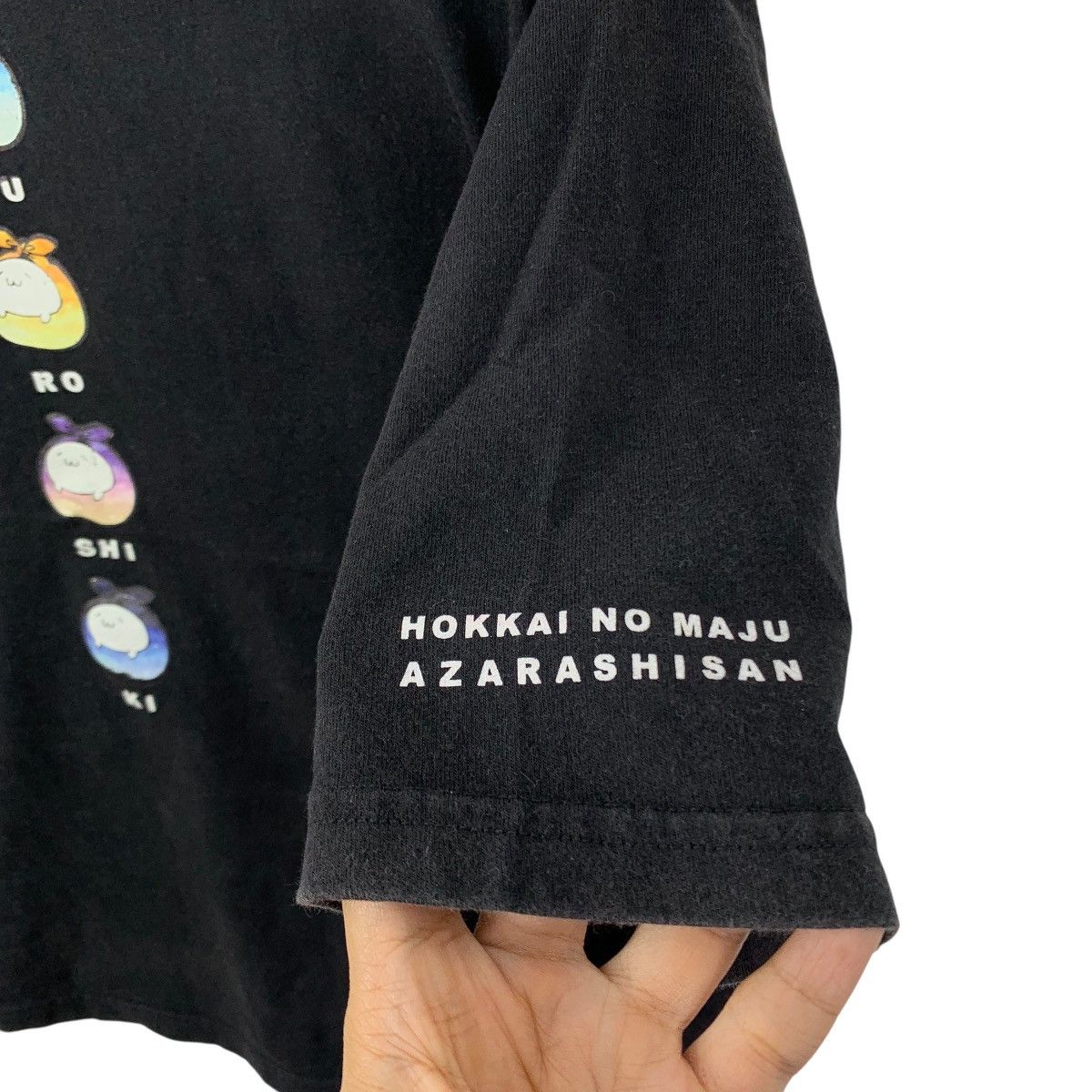 Japanese Brand HOKKAI NO MAJU Azarashisan Anime Character Japan Tshirt Size US L / EU 52-54 / 3 - 3 Thumbnail
