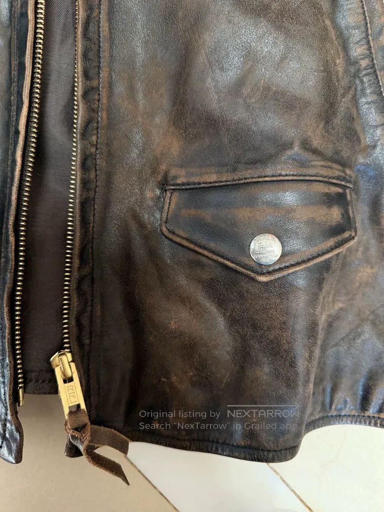 RRL Ralph Lauren RRL Ralph Lauren Leather Jacket Size US XL / EU 56 / 4 - 5 Thumbnail