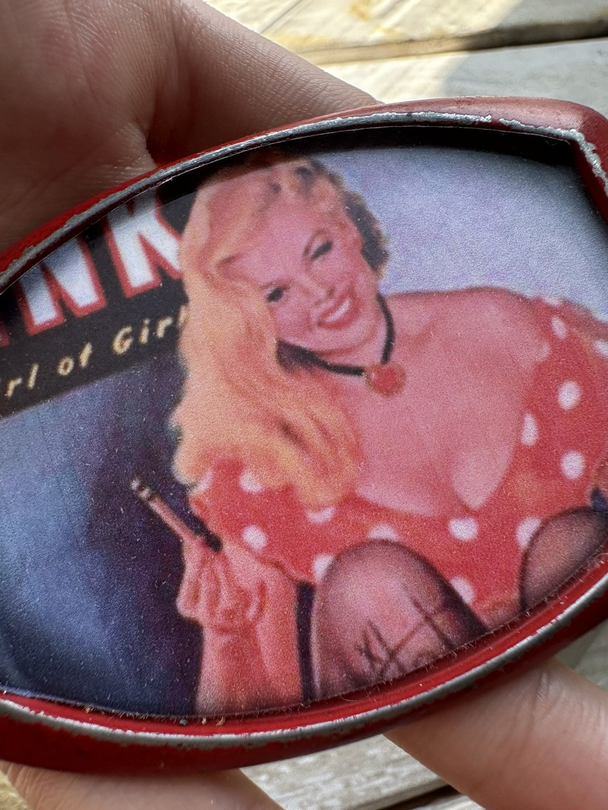 Vintage 18+ Merlin Monroe limited retro Belt Very rare model buckle Size ONE SIZE - 5 Thumbnail