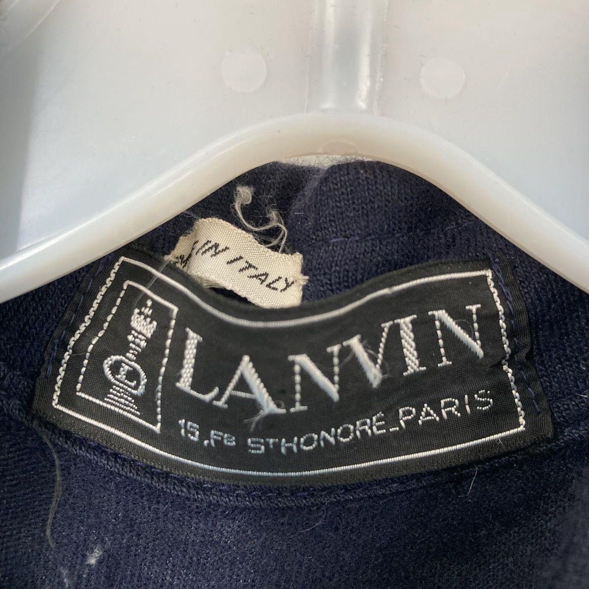 Lanvin Entrupy Lanvin Italy Navy Long Sleeve Button-up Mens Shirt Size US M / EU 48-50 / 2 - 3 Thumbnail