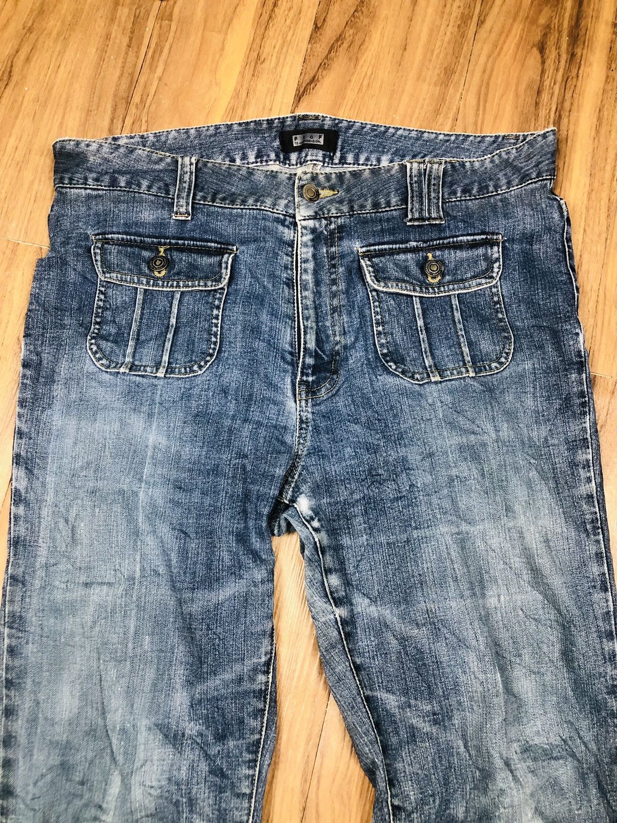 Other FTOF To Aggressive Girl Denim Jeans (21) Size US 35 - 3 Thumbnail