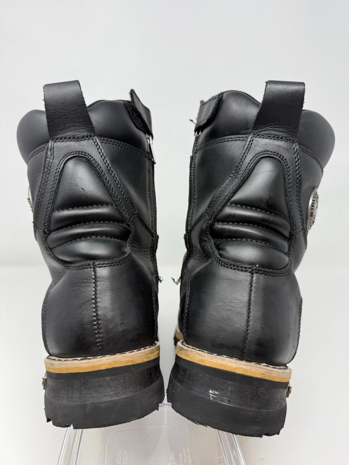 Other Milwaukee Leather Motorcycle Boots Size 13 Black Leather Size ONE SIZE - 4 Thumbnail