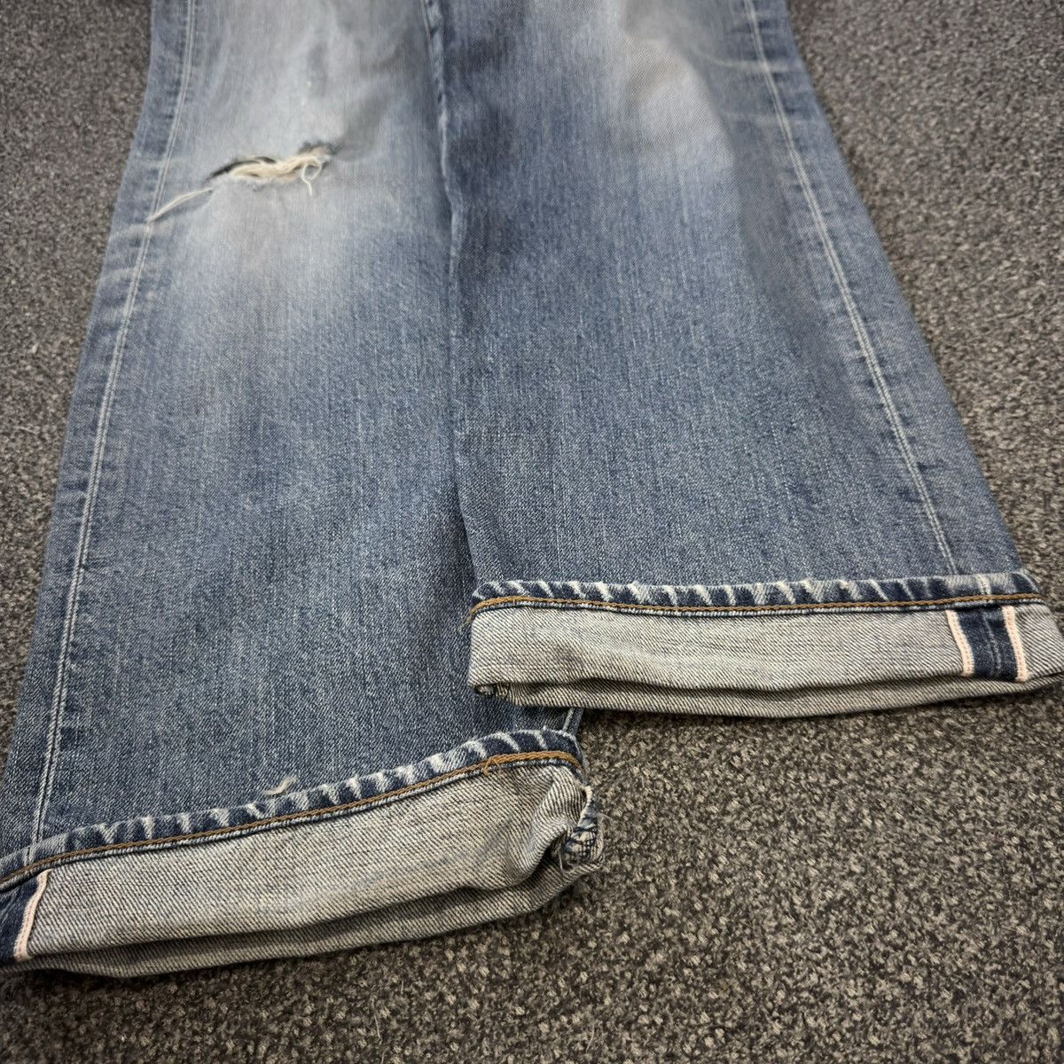 Levi's Vintage Clothing Vintage Selvedge Big E 70s 80s Levis 508xx Used Look Denim Size US 36 / EU 52 - 7 Thumbnail