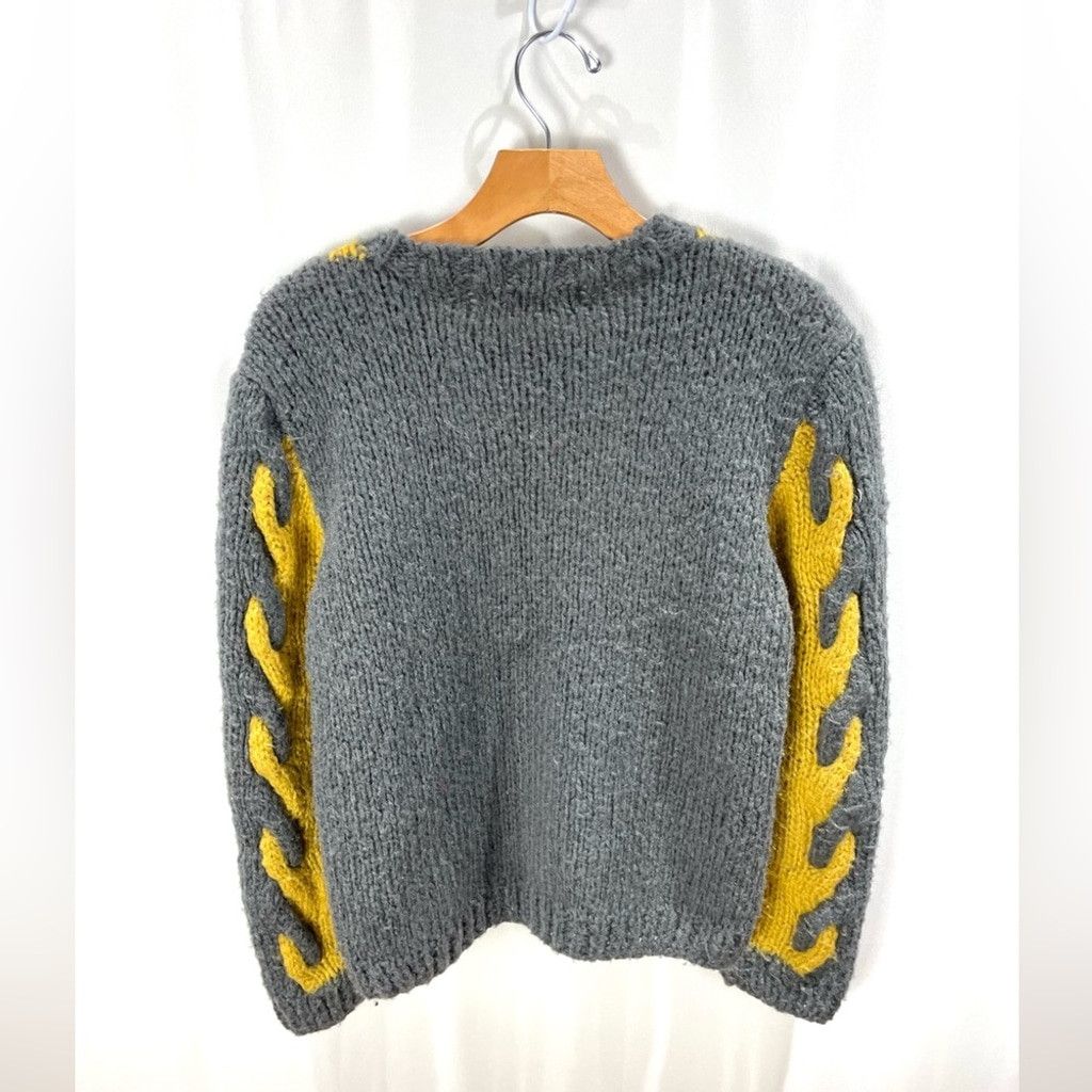 Other Femme a Idee Mohair Blend Flame Crewneck Knit Sweater Size M Size M / US 6-8 / IT 42-44 - 3 Thumbnail