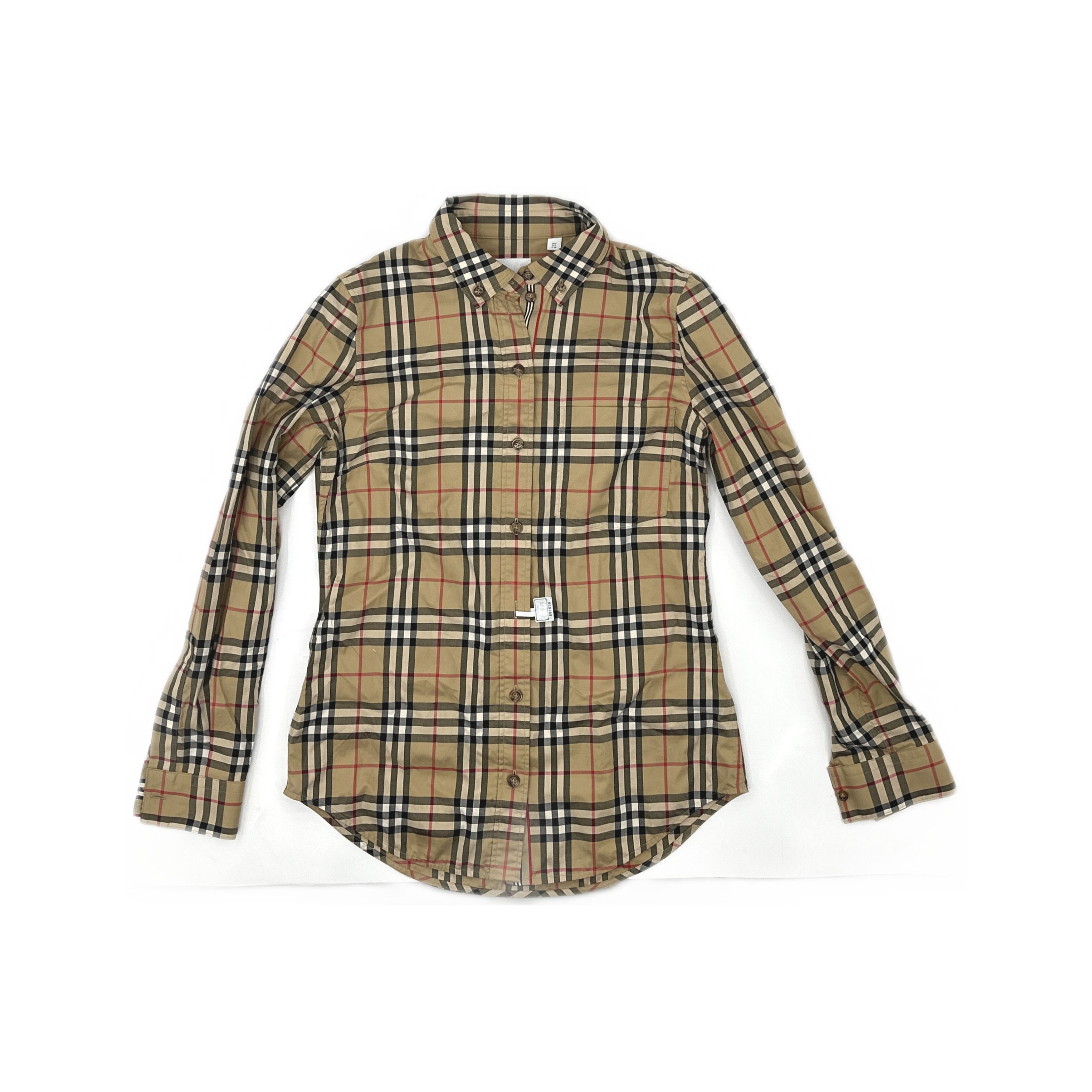Burberry Burberry Check Button Up Shirt Size 6 Size M / US 6-8 / IT 42-44 - 1 Thumbnail