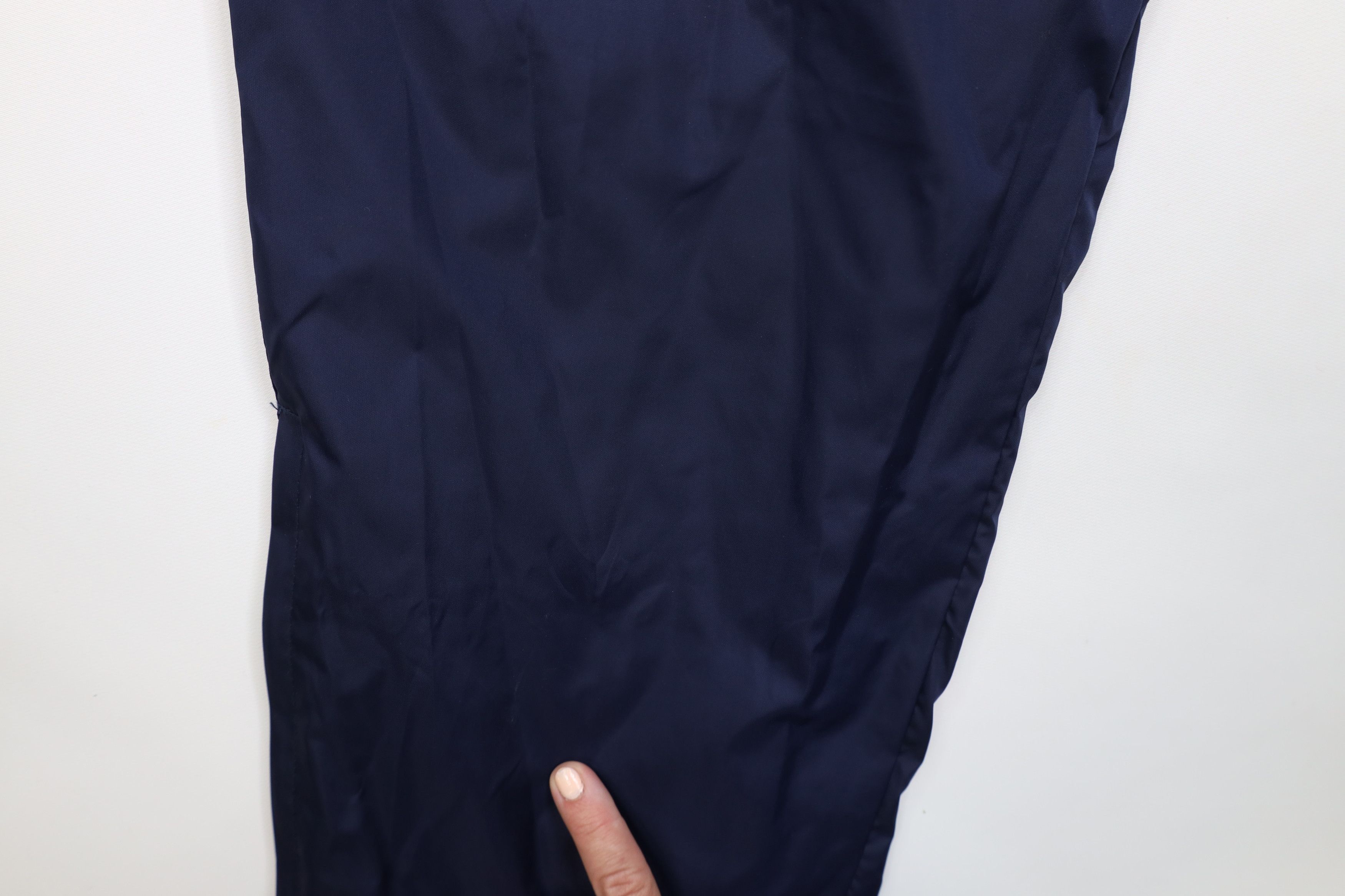 Reebok Vintage 90s Reebok Wide Leg Windbreaker Pants Navy Blue Size US 36 / EU 52 - 7 Thumbnail