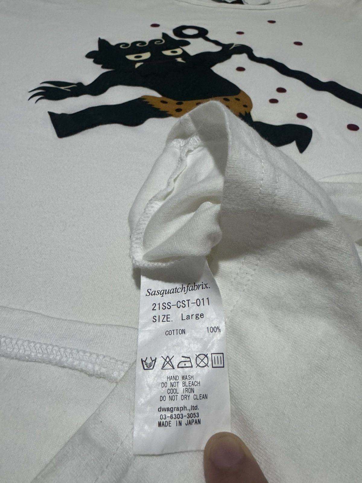 Sasquatchfabrix SS21 Oni Big H/S Devil Printed Tshirt Size US L / EU 52-54 / 3 - 5 Thumbnail
