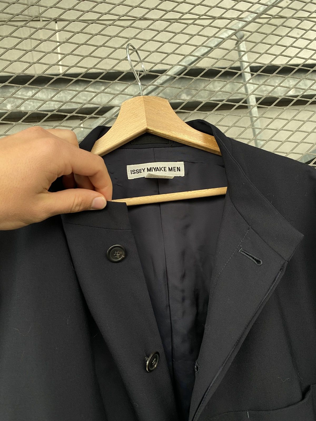 Issey Miyake Issey Miyake Mandarina Colar Blazer Size US L / EU 52-54 / 3 - 11 Thumbnail
