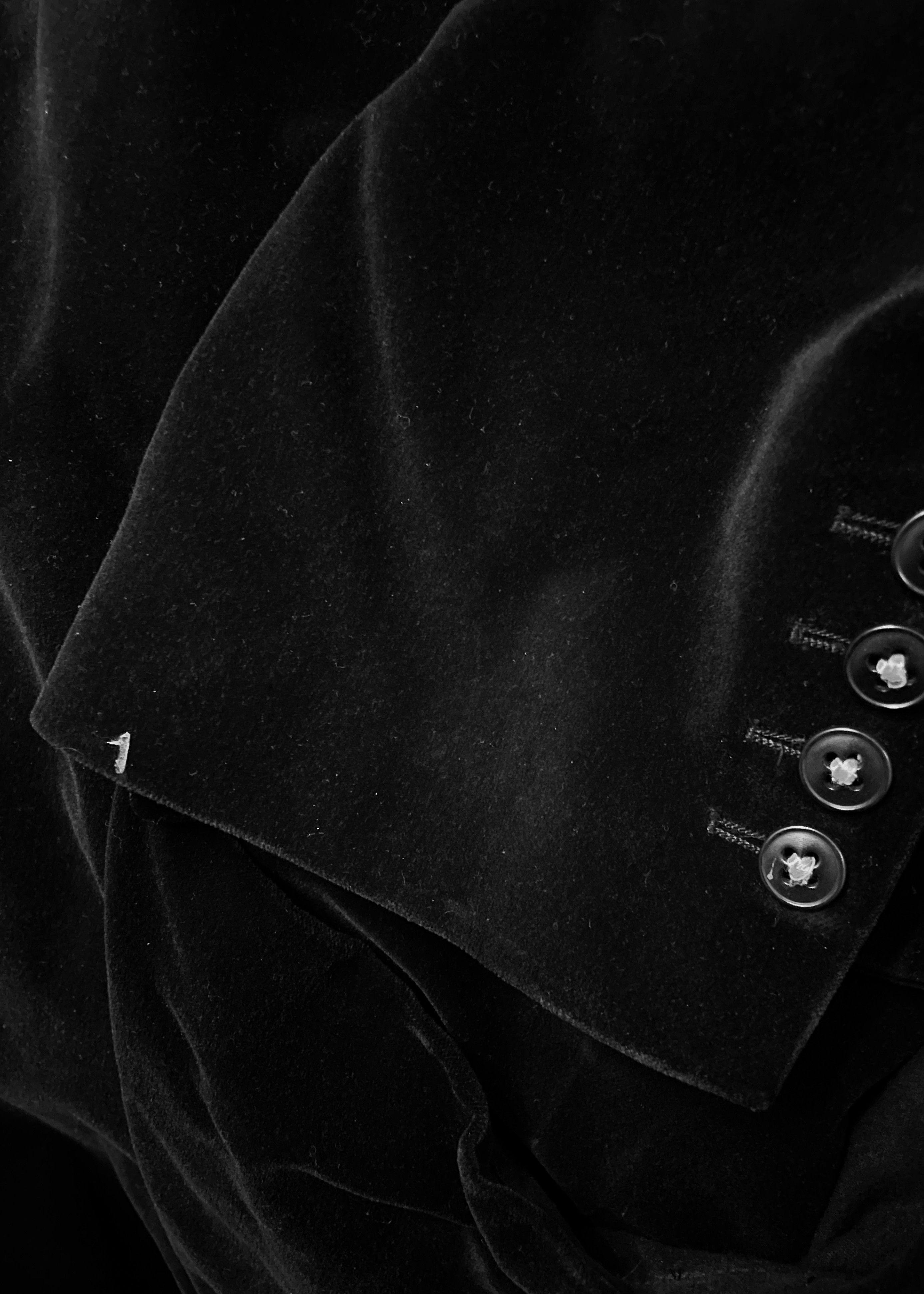 Ann Demeulemeester F/W06 Look 19 Velvet Jacket Size 46R - 7 Thumbnail