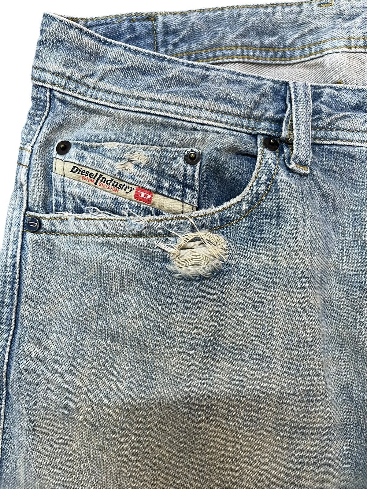 Diesel Vintage Diesel Bradon Mudwash Faded Distressed Denim Size US 32 / EU 48 - 5 Thumbnail