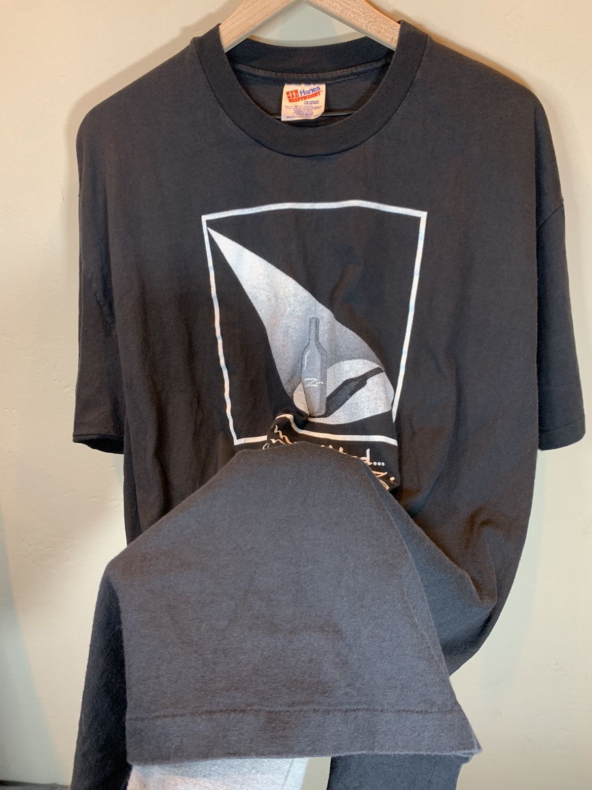 Vintage RARE* Vintage 1993 Committed The Immortal Zin Zyn Wine Shirt Size US XL / EU 56 / 4 - 4 Thumbnail
