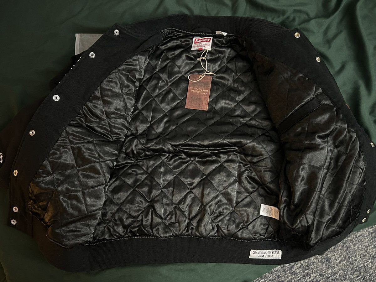 Mitchell & Ness × Supreme Supreme Mitchell & Ness Doughboy Twill Varsity Jacket Medium Size US M / EU 48-50 / 2 - 5 Thumbnail