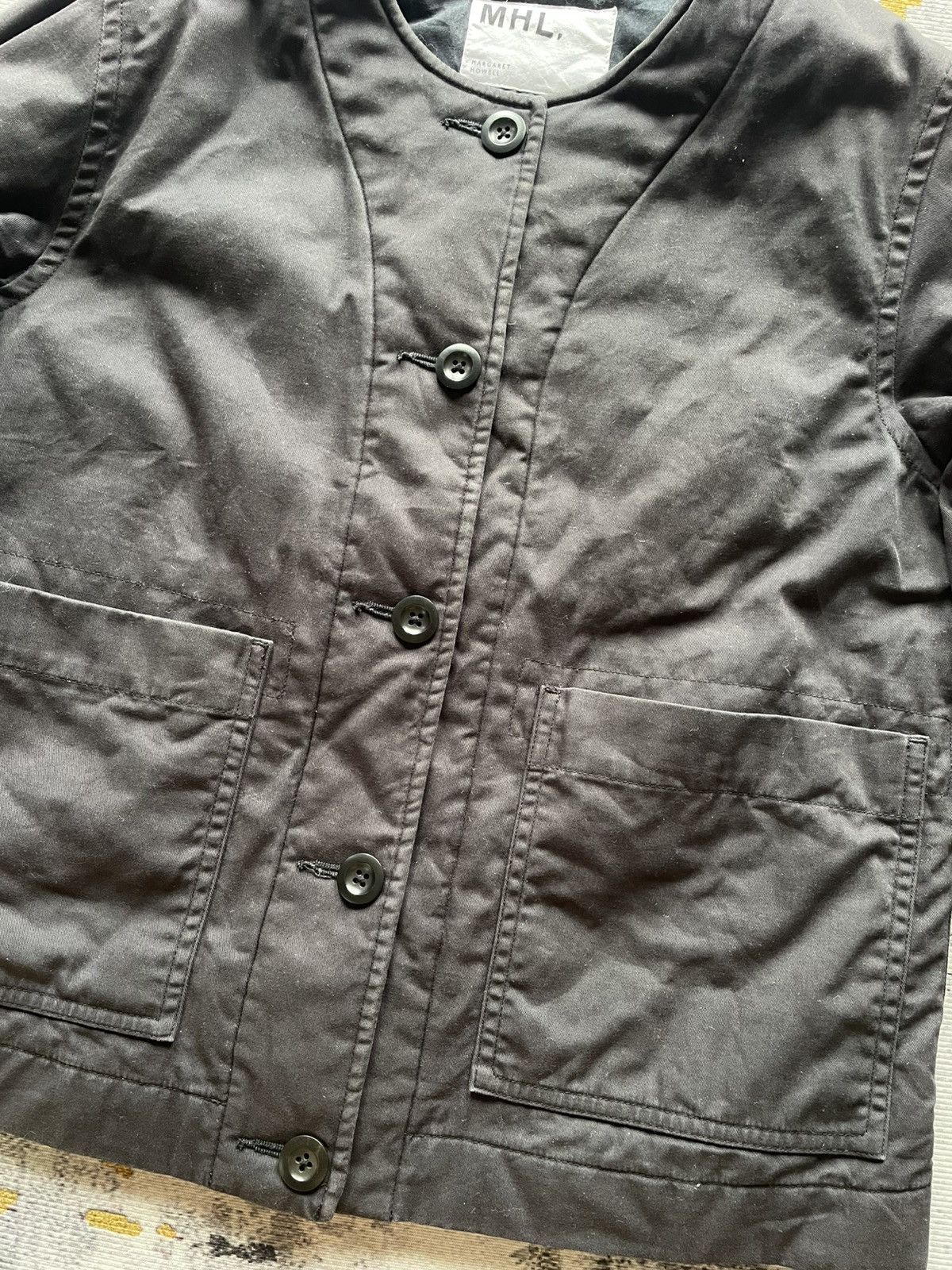 Margaret Howell MHL Margaret Howell Collarless Light Quilted Jacket Size US S / EU 44-46 / 1 - 3 Thumbnail