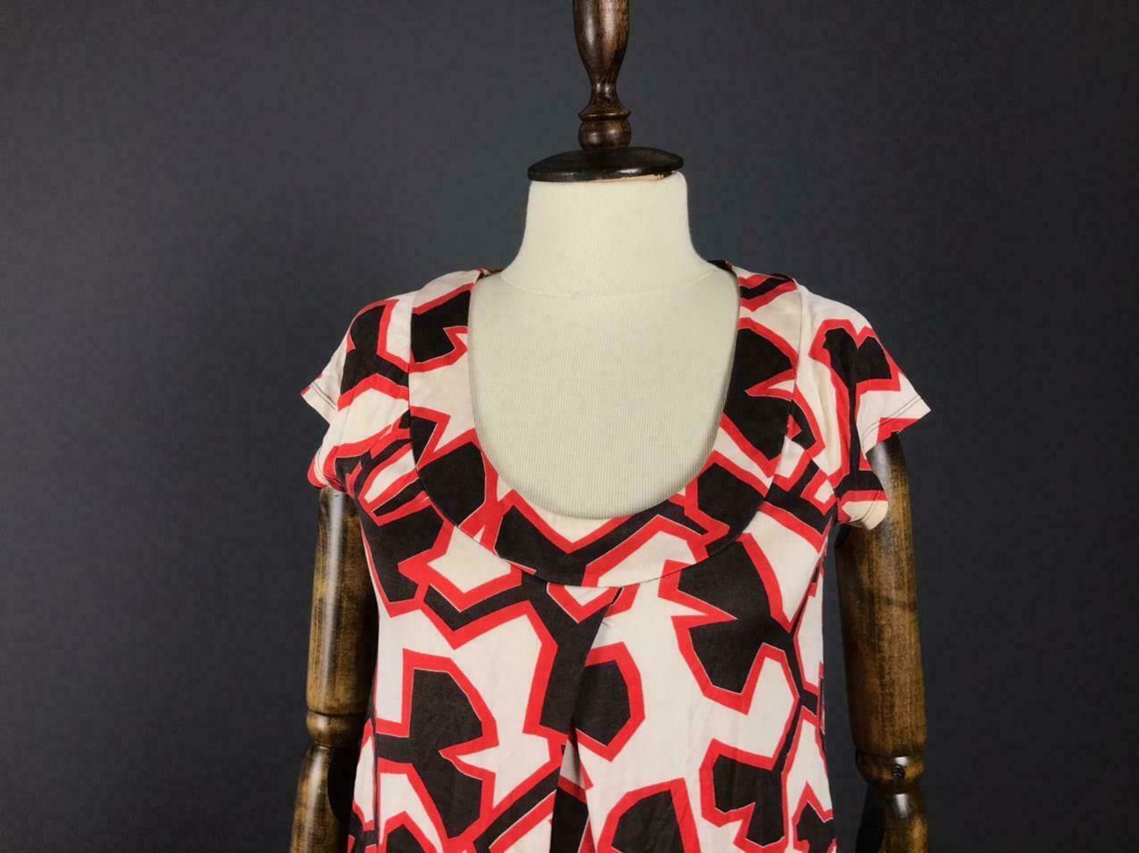 Diane von Furstenberg Ladies Diane Von Furstenberg Short Sleeve Silk Dress Size 2 Size XS / US 0-2 / IT 36-38 - 2 Thumbnail