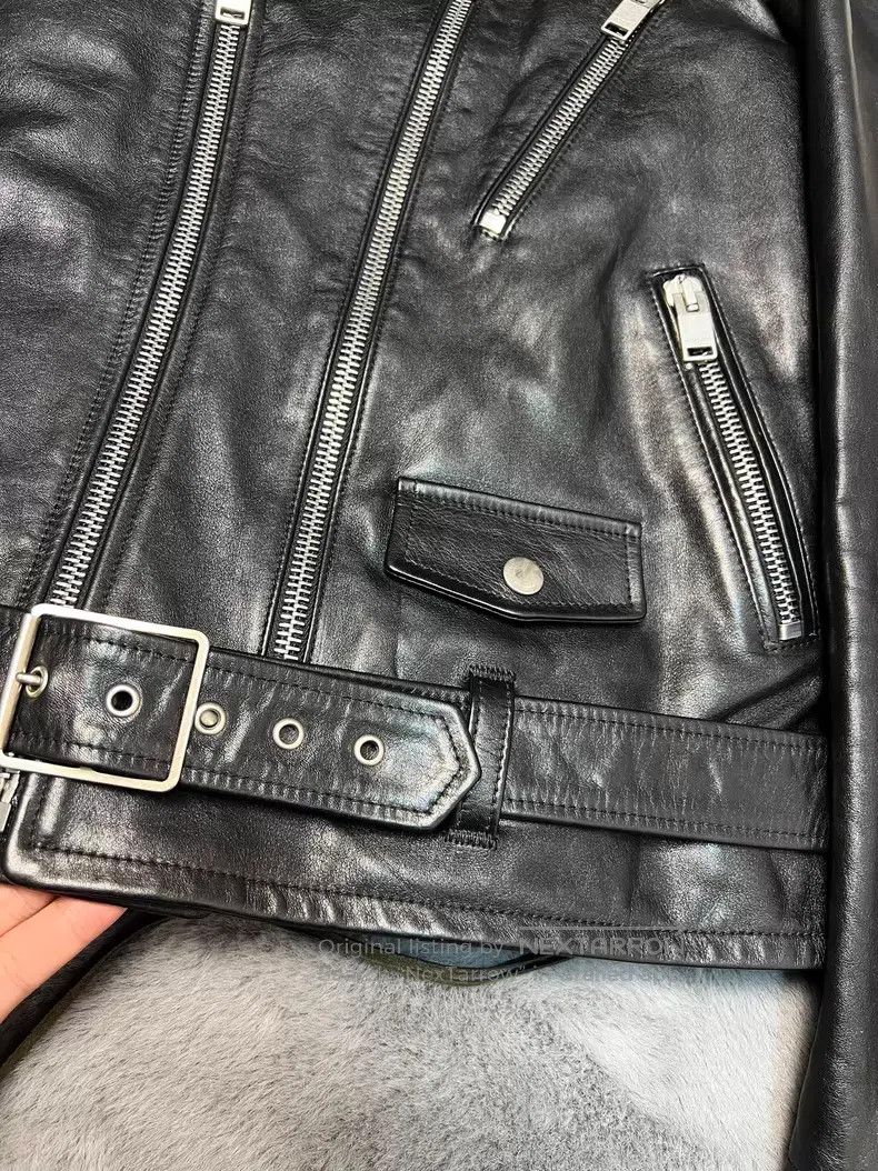 Saint Laurent Paris Saint Laurent Paris Motorcycle Leather Jacket Size 50 i Size US M / EU 48-50 / 2 - 6 Thumbnail