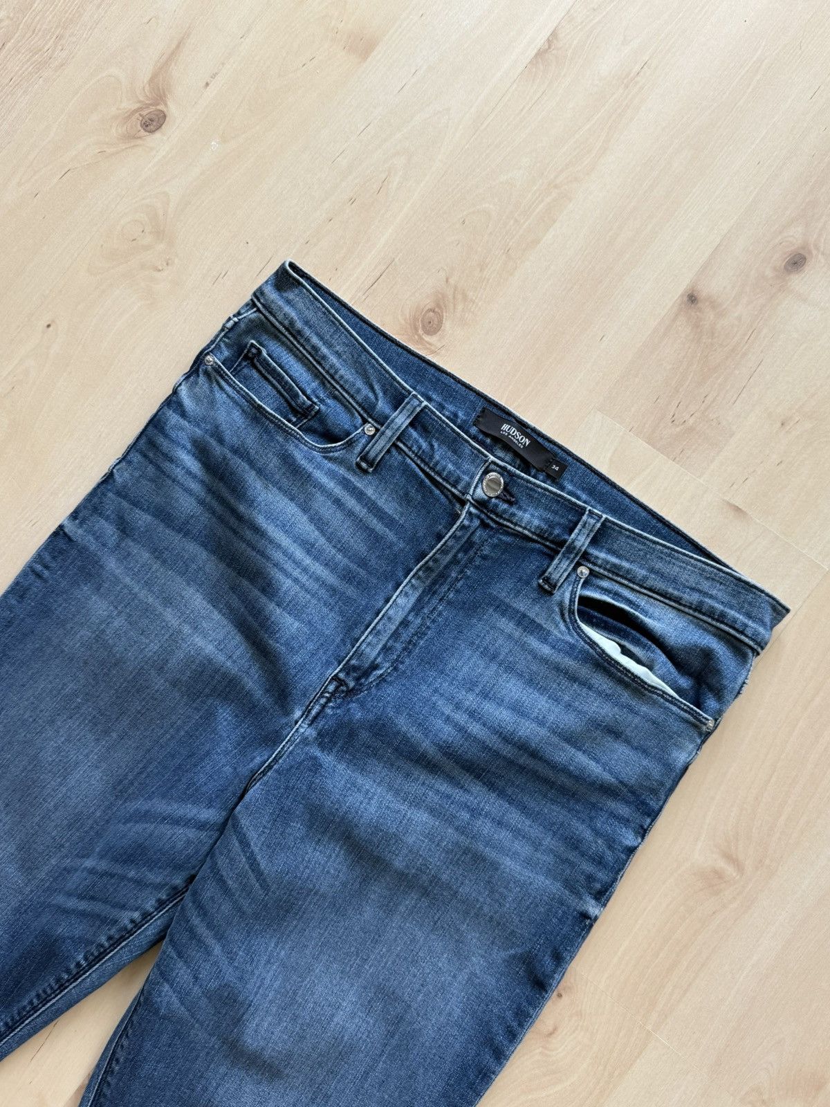 Hudson New Hudson LA Barbara high rise super skinny ankle jeans Size US 34 / EU 50 - 4 Thumbnail