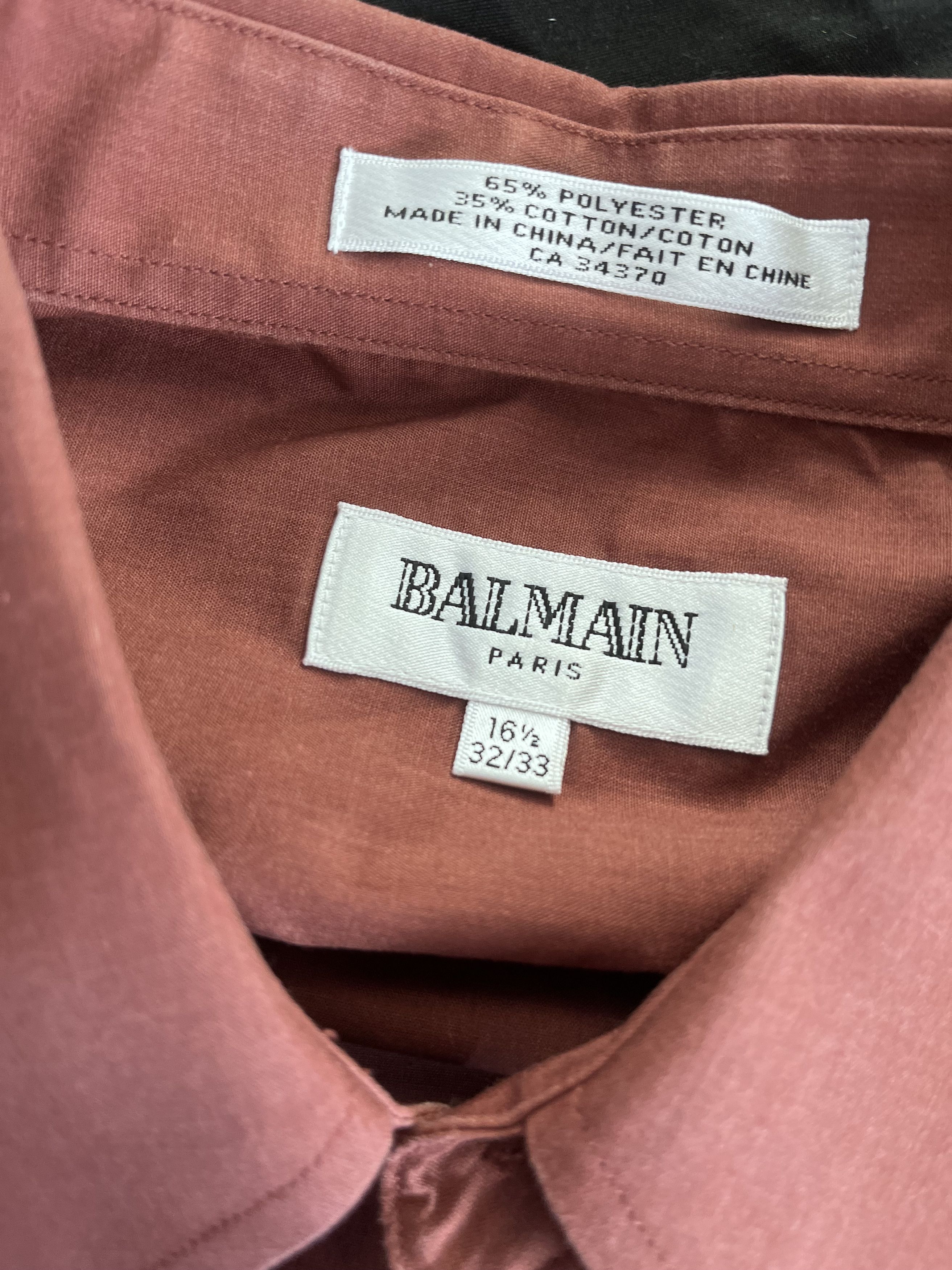 Balmain Vintage Balmain Button up - Dress Shirt Size US L / EU 52-54 / 3 - 1 Thumbnail
