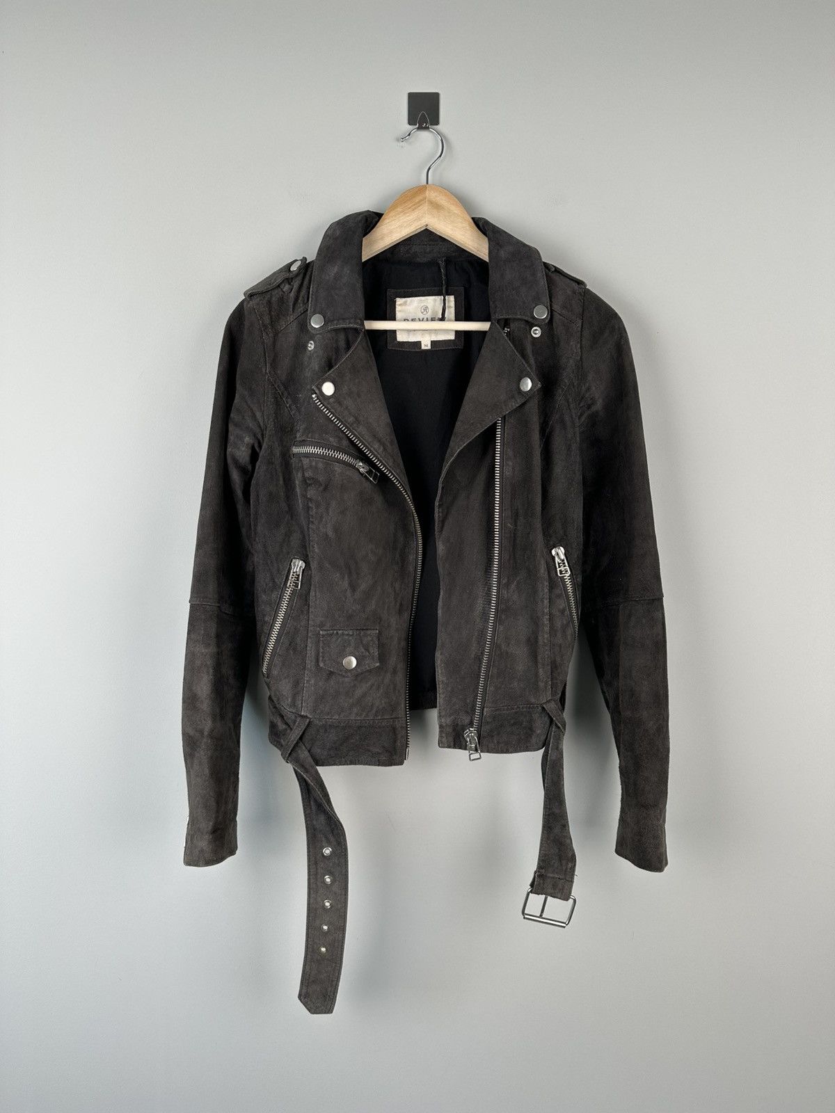 Other Vintage Y2k Avant Garde Leather Biker Jacket Asymmetrical Size M / US 6-8 / IT 42-44 - 1 Thumbnail