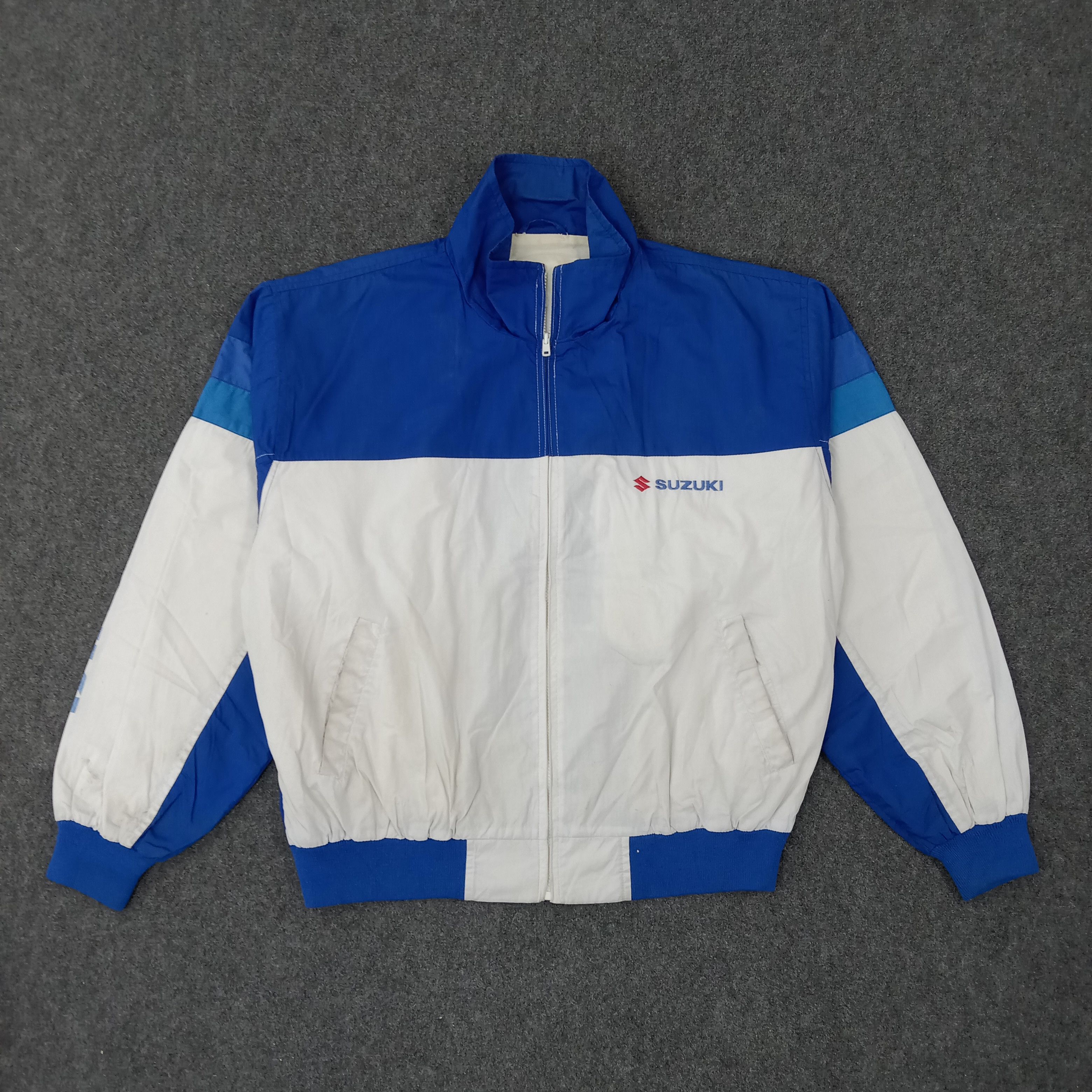 Japanese Brand × Vintage Team Suzuki MotoGP Racing Team Windbreaker Jacket C230N13 Size US XXL / EU 58 / 5 - 4 Thumbnail