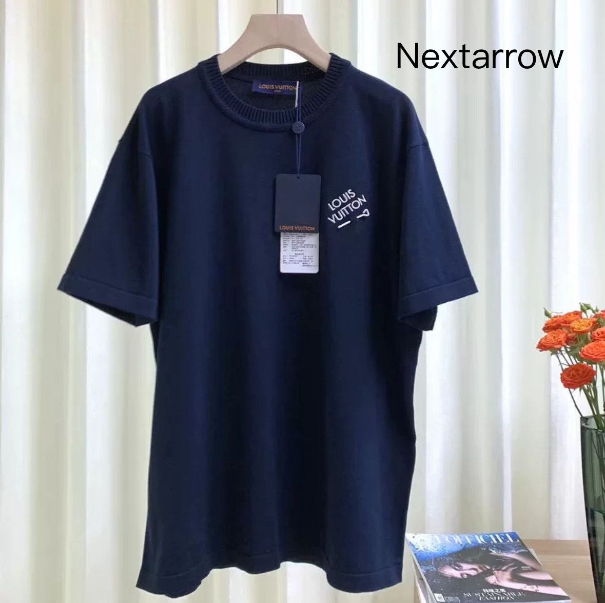 Louis Vuitton Louis Vuitton Embroidered Logo Knitted Short Sleeve T-shirt Size US XL / EU 56 / 4 - 1 Thumbnail