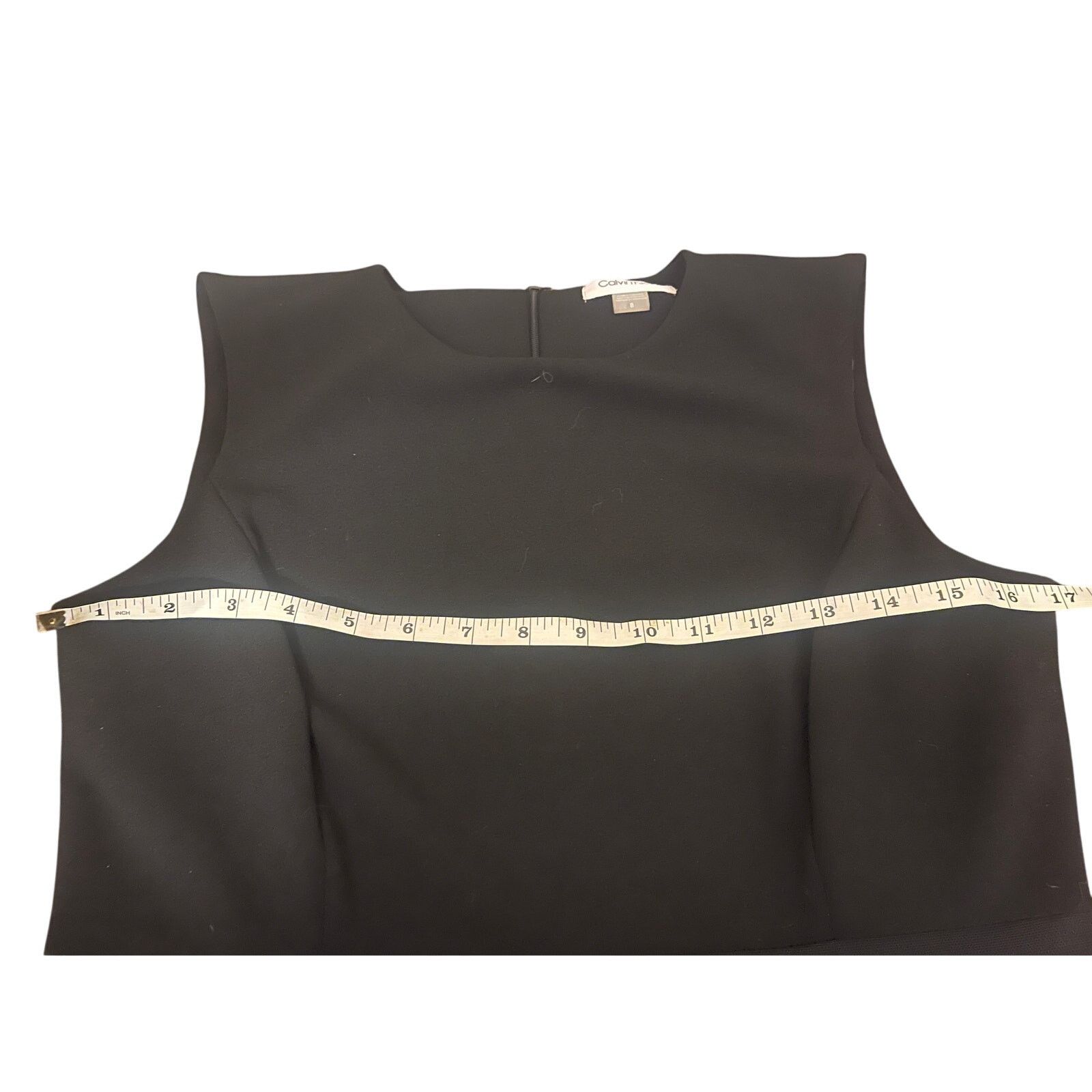 Calvin Klein Calvin Klein Little Black Dress – Sheer Hem Detail – Size 8 Size M / US 6-8 / IT 42-44 - 5 Thumbnail