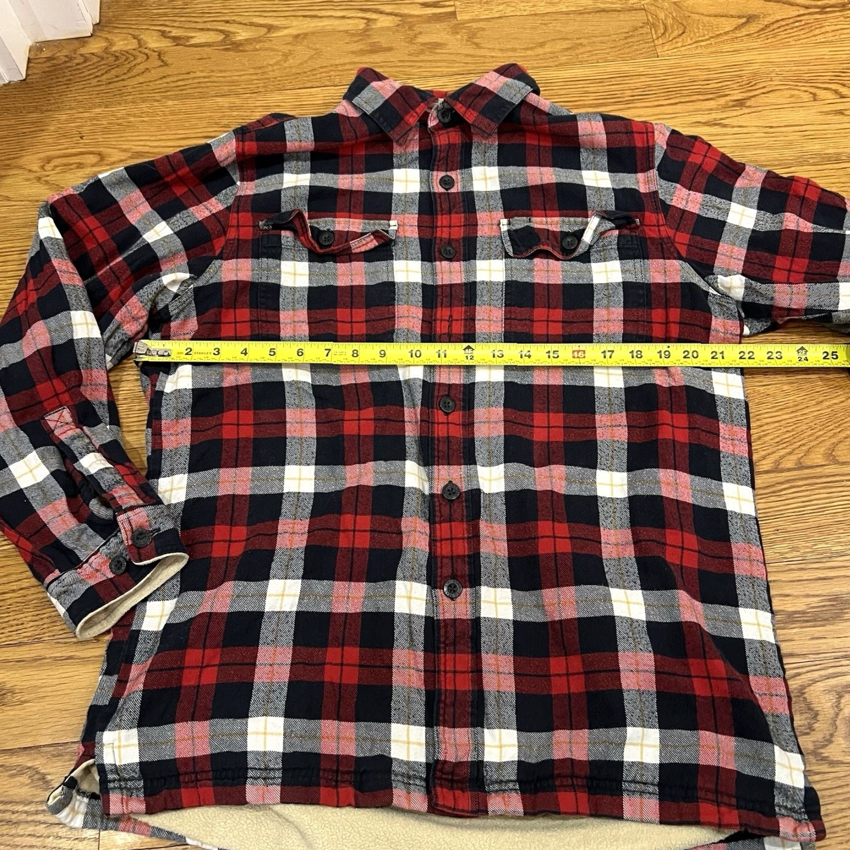Vintage VINTAGE LL Bean Sherpa Lined Scotch Plaid Shirt Jacket Mens M Reg Snap Button Shacket Size US M / EU 48-50 / 2 - 4 Thumbnail