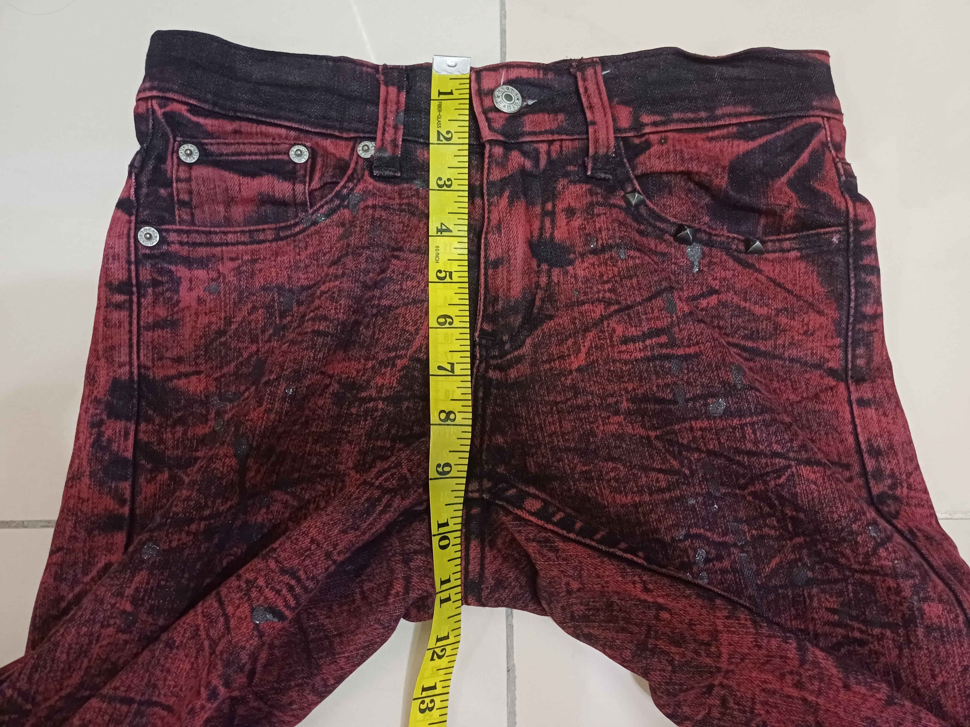 Other Crazy slim flared jeans 🔥 gothic/ punkers jeans🔥 Size US 30 / EU 46 - 18 Thumbnail