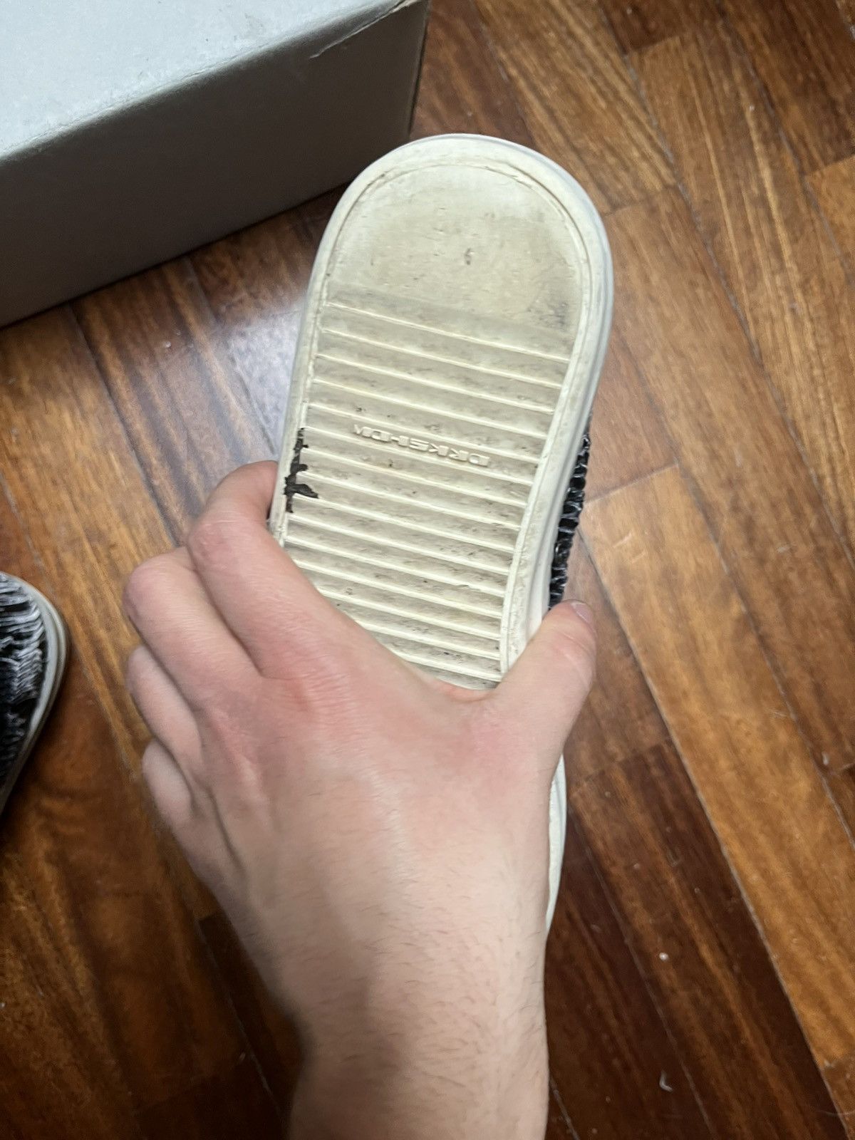 Rick Owens Drkshdw Rick Owens Ramones low top sneakers Size US 7 / EU 40 - 12 Thumbnail
