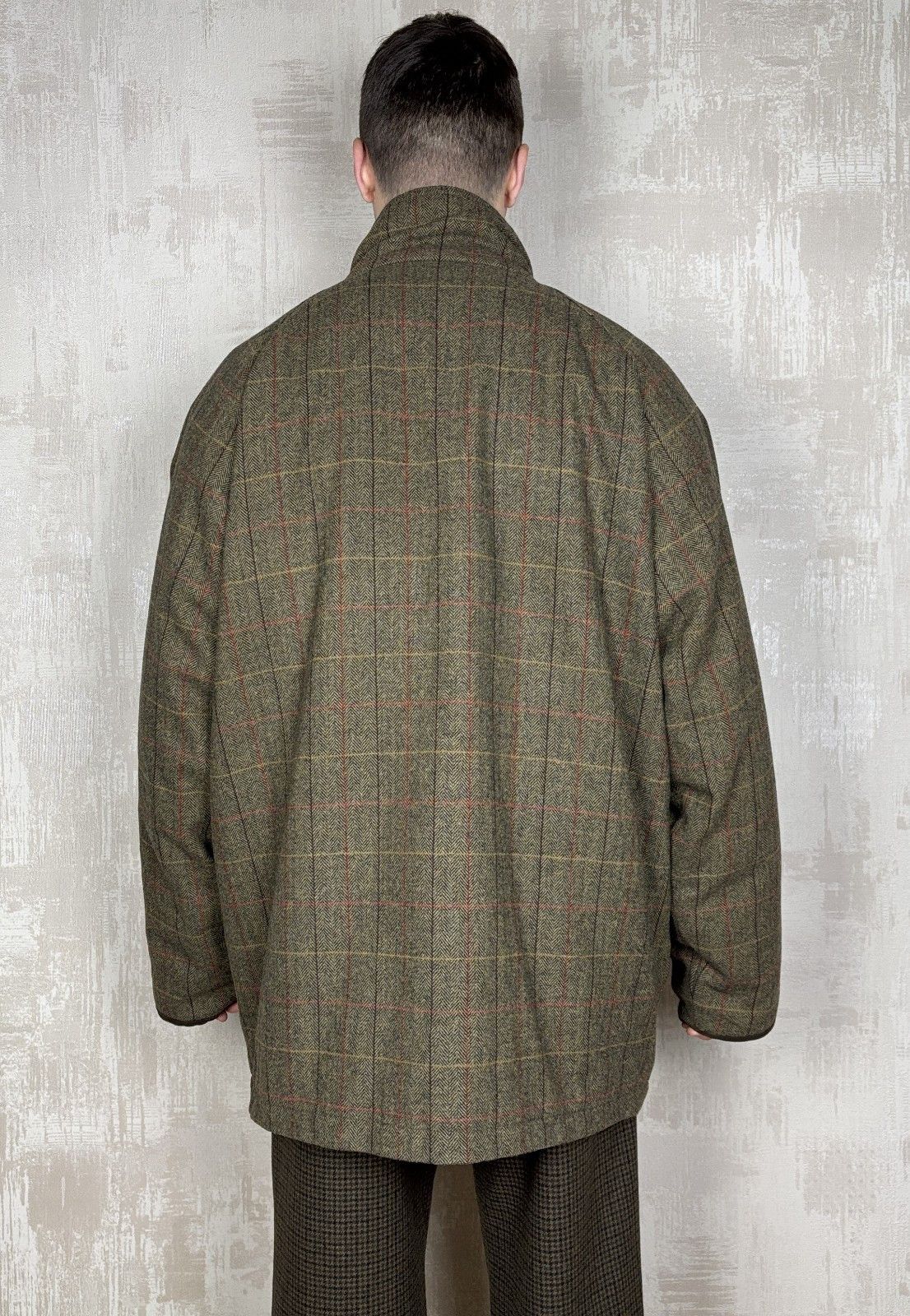 Alan Paine Alan Paine 3XL Country Collection Check Wool Field Coat Size US XXL / EU 58 / 5 - 14 Thumbnail
