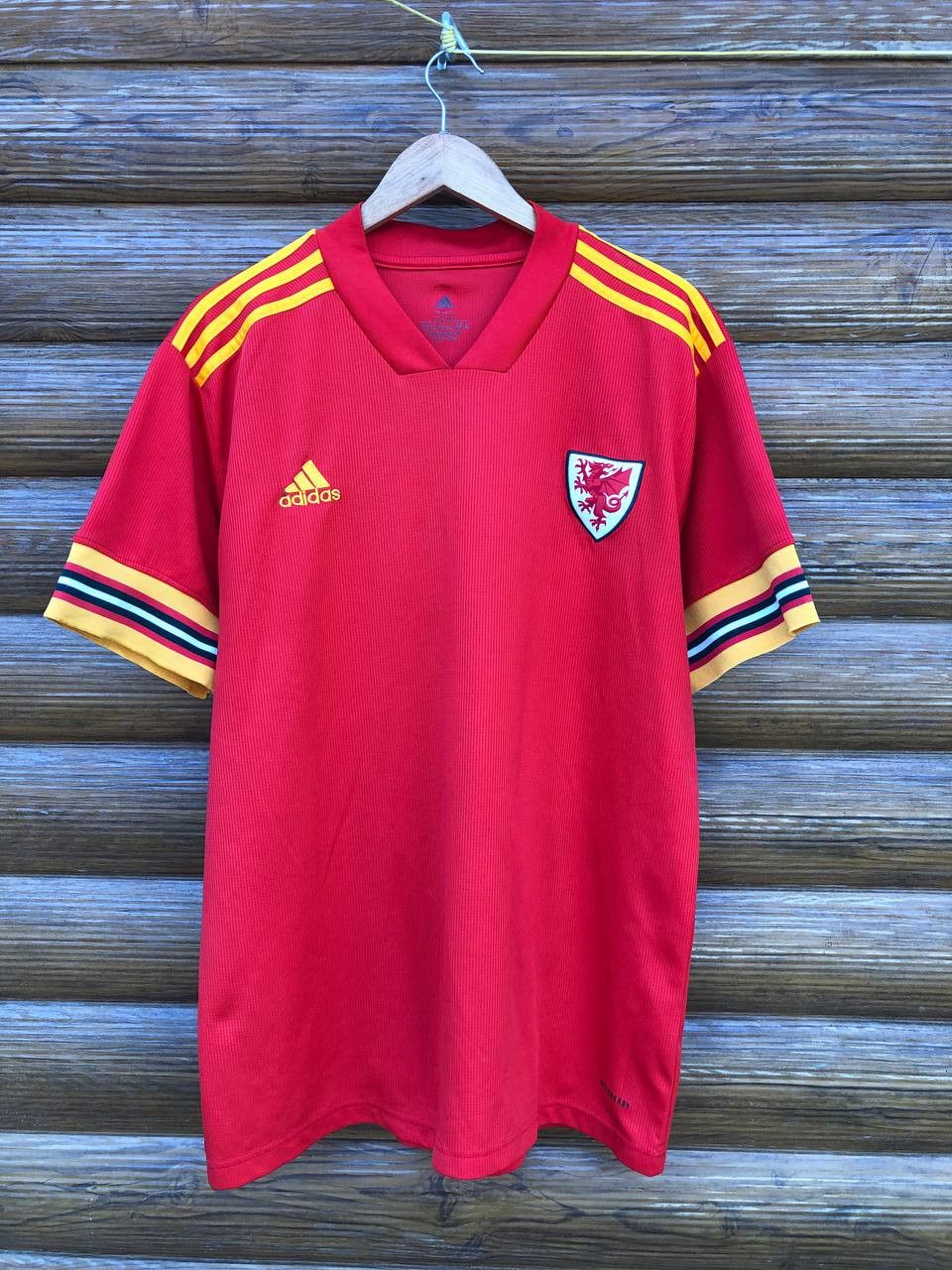 Adidas WALES Home Football Jersey Soccer Shirt ADIDAS Size US XXL / EU 58 / 5 - 1 Thumbnail