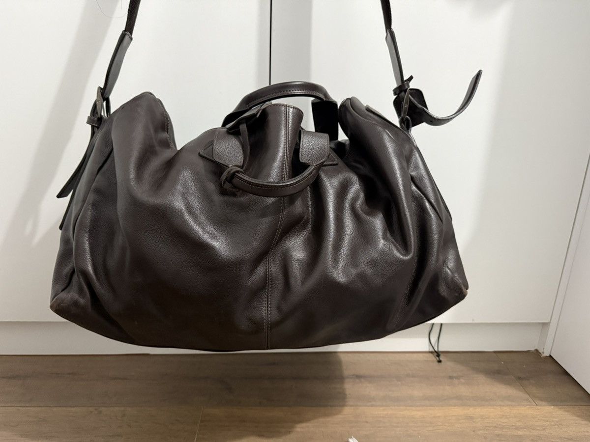 Giorgio Armani Giorgio Armani Leather Travel Bag Size ONE SIZE - 1 Thumbnail