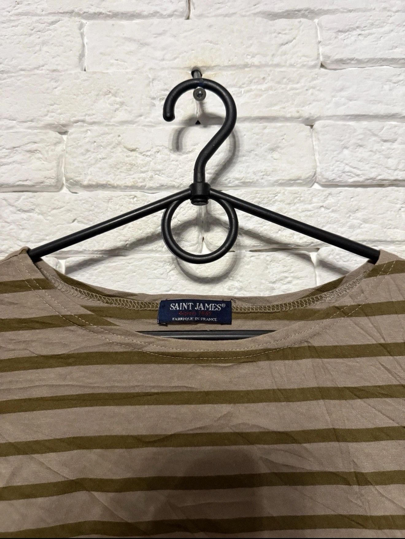 Saint James Saint James Brown Stripped T-shirt Woman Sz M Size M / US 6-8 / IT 42-44 - 4 Thumbnail