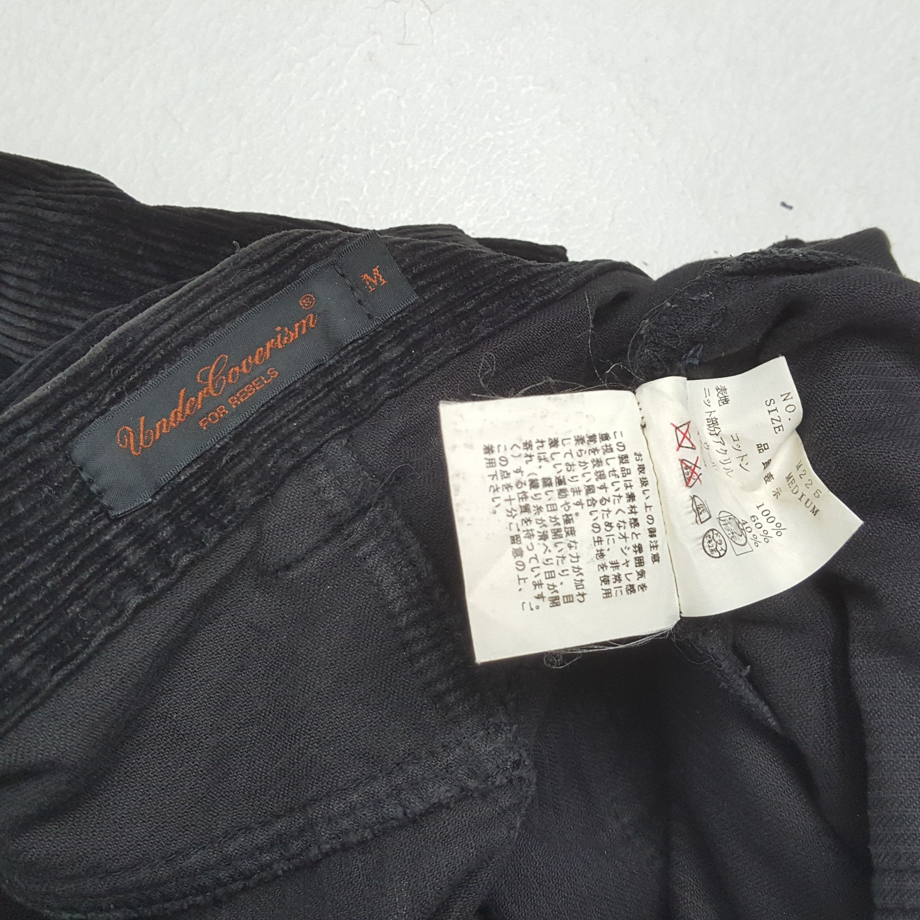Jun Takahashi × Undercover × Vintage UNDERCOVER JUN TAKAHASHI Fashion Japanese Corduroy Pant Size US 30 / EU 46 - 14 Thumbnail