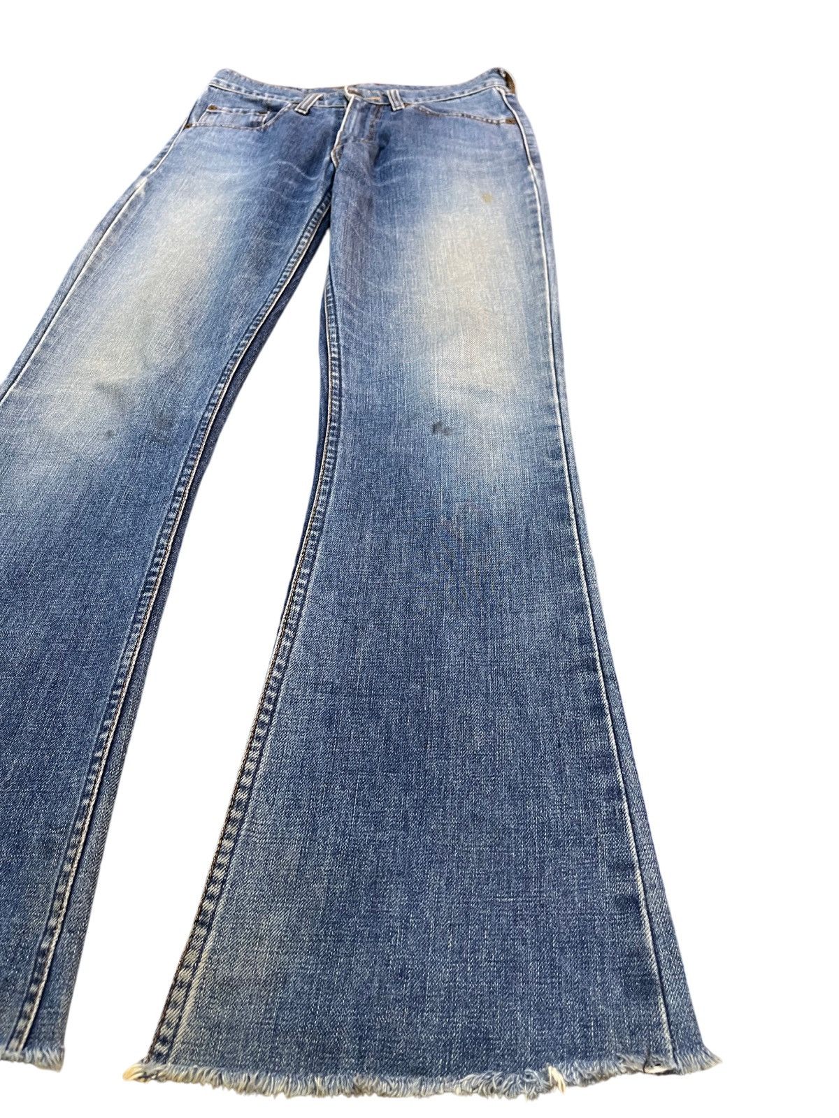 Levi's Vintage Levi’s 80’s 557 Flare Grunge Denim Size US 28 / EU 44 - 3 Thumbnail