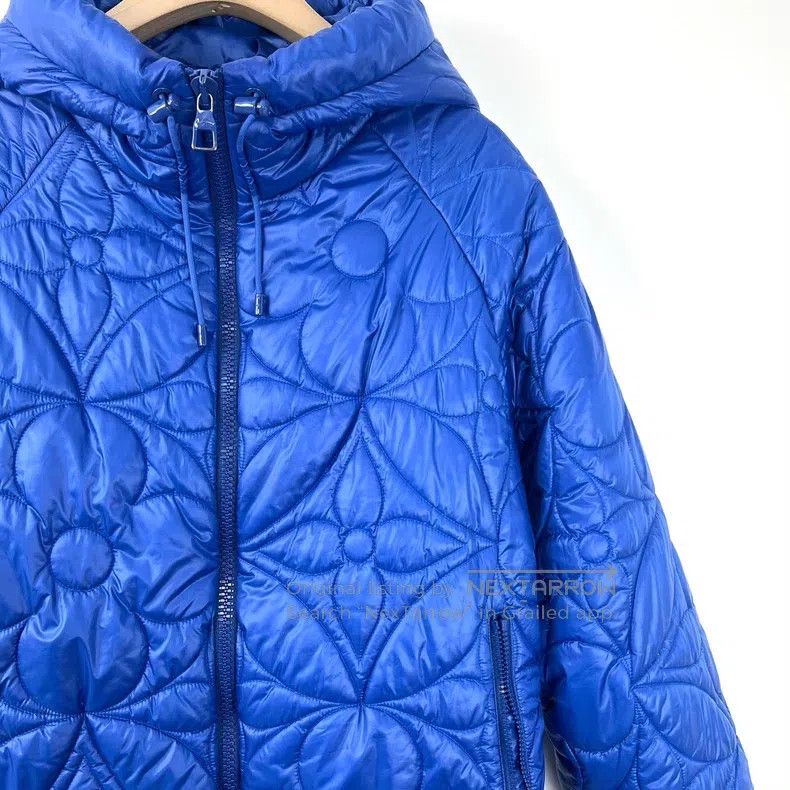 Louis Vuitton Louis Vuitton Blue three flower full print dark grain embo Size US M / EU 48-50 / 2 - 3 Thumbnail