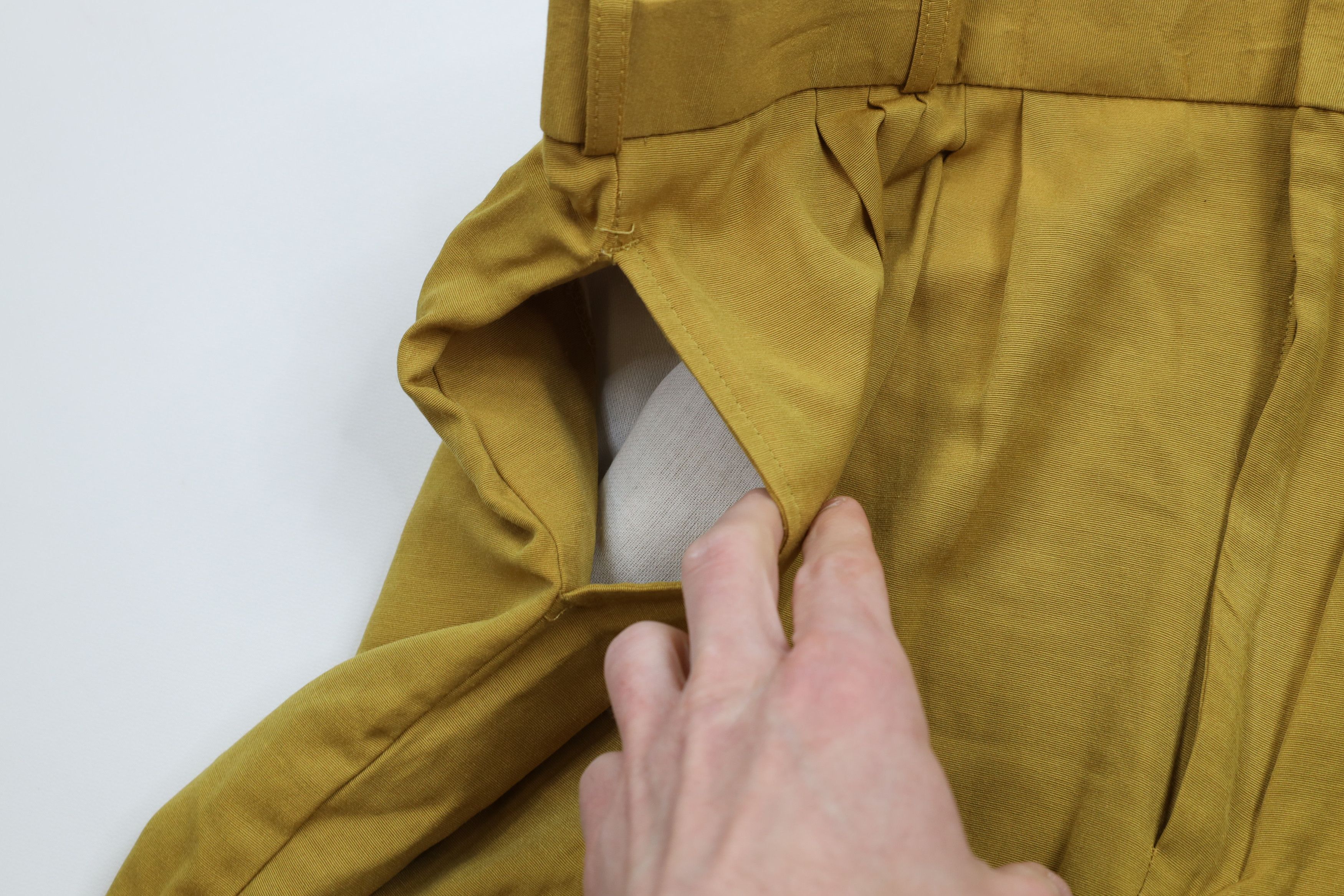 Vintage Vintage 90s Streetwear Baggy Rayon Blend Chino Shorts Size US 36 / EU 52 - 6 Thumbnail