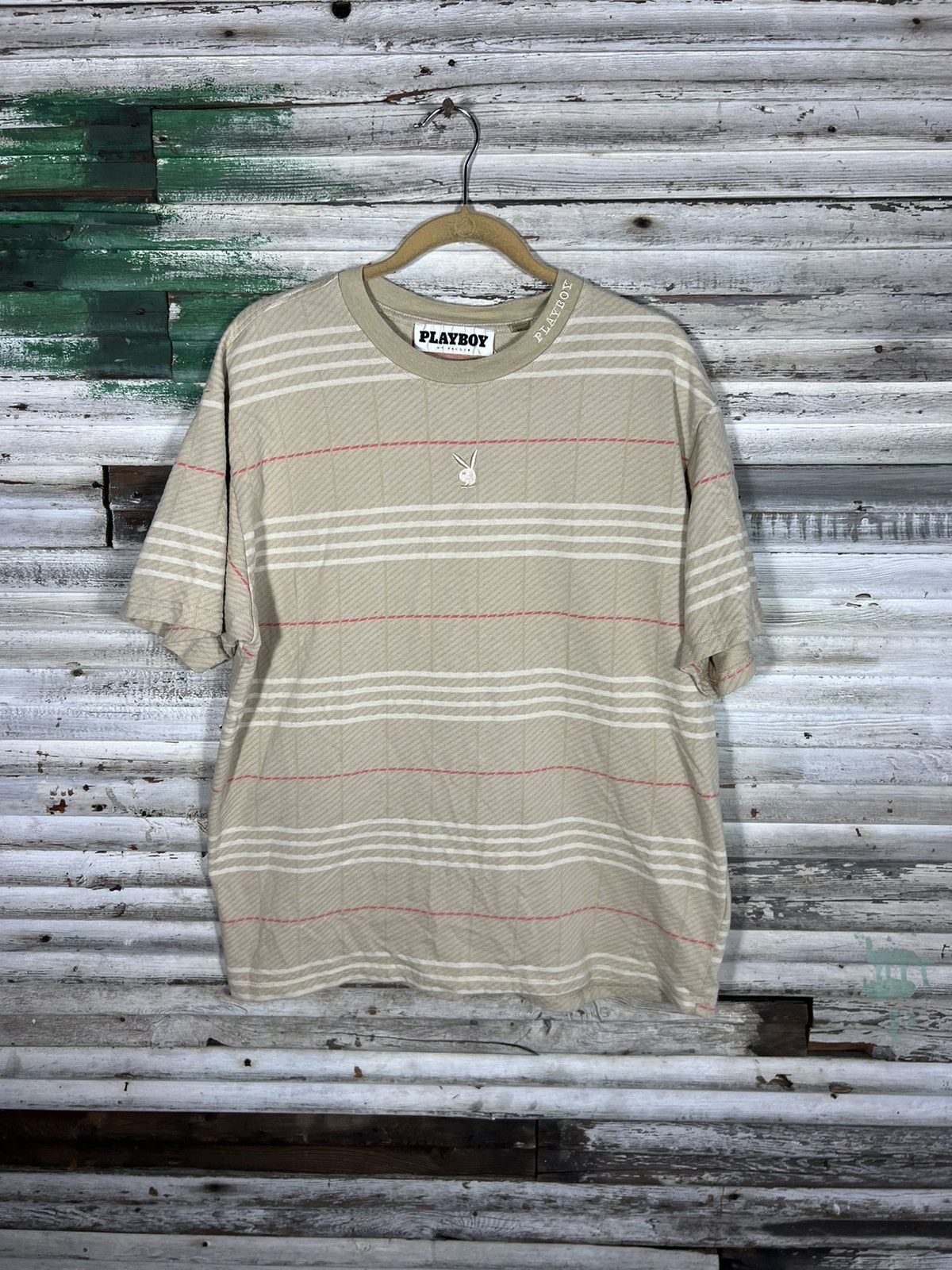 Playboy Playboy Striped Shirt Size US XL / EU 56 / 4 - 1 Thumbnail