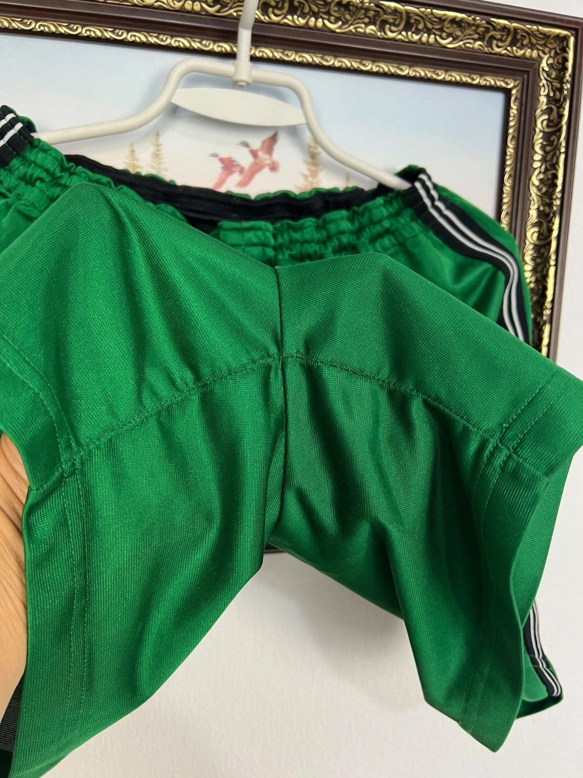 Nike Vintage 90's Nike Nigeria Football Shorts Green Soccer M Size US 32 / EU 48 - 4 Thumbnail