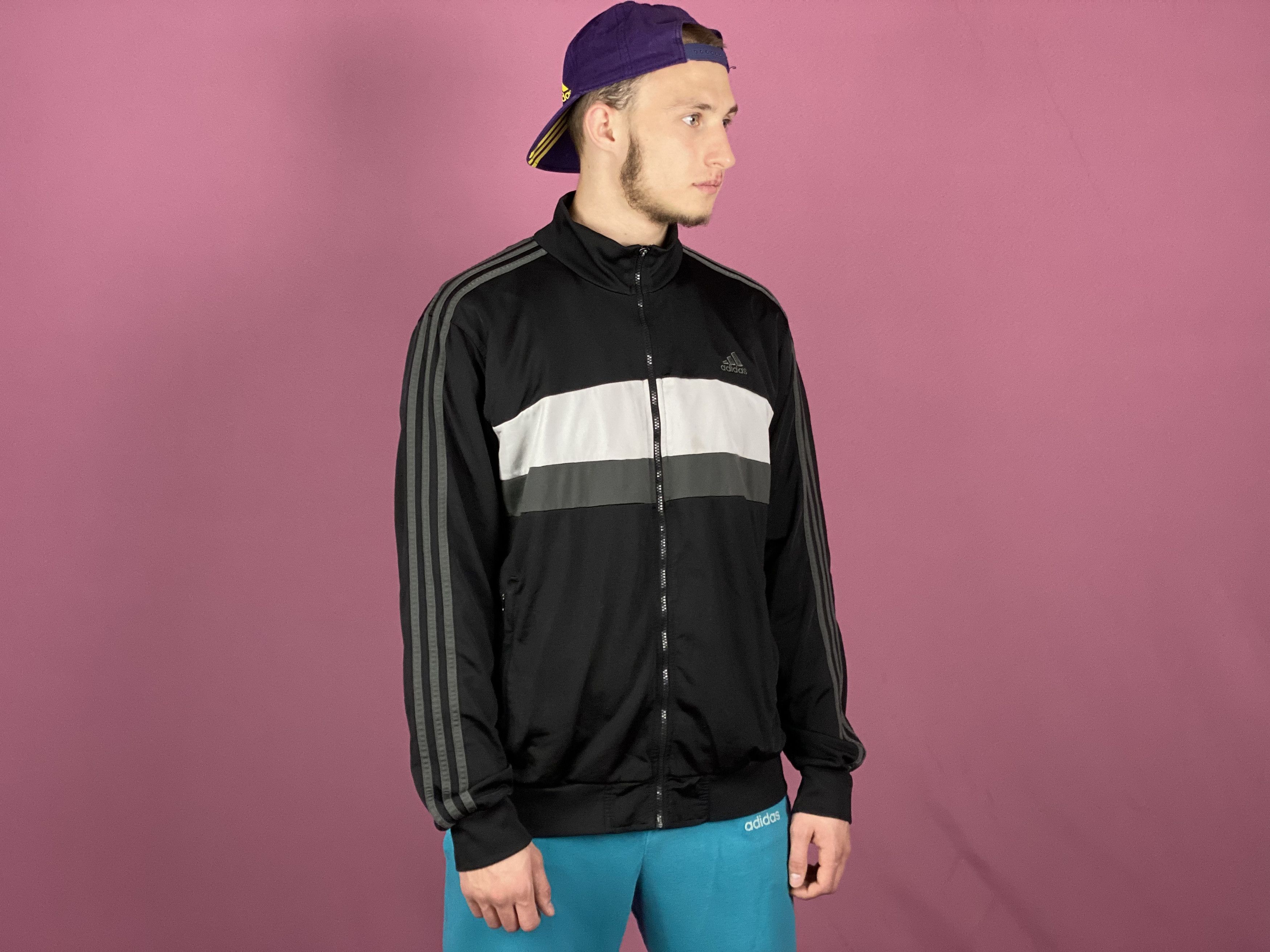 Adidas × Vintage Adidas Vintage Men's Track Jacket - XL Size US L / EU 52-54 / 3 - 4 Thumbnail