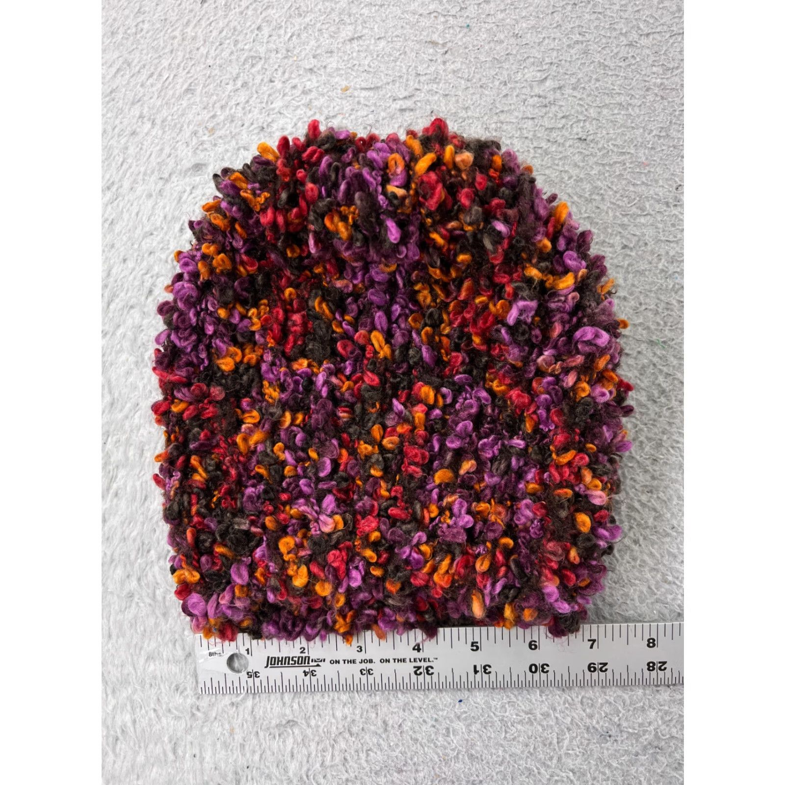 Adidas adidas Sonoma Beanie Toque Womens One Size Pink Knit Poly Nylon Blend Popcorn Striped Beanie Size ONE SIZE - 4 Thumbnail