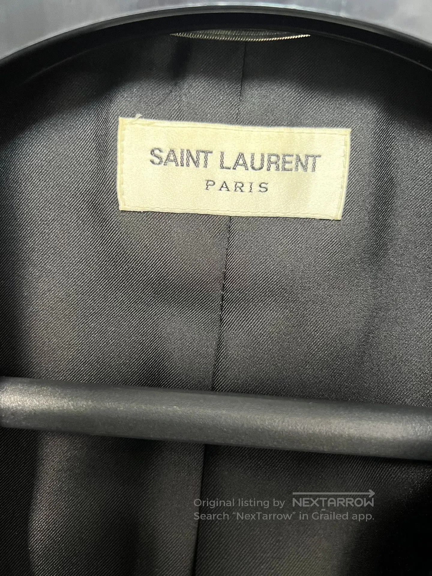 Saint Laurent Paris Saint Laurent Dark Gray Blazer. Size US M / EU 48-50 / 2 - 3 Thumbnail