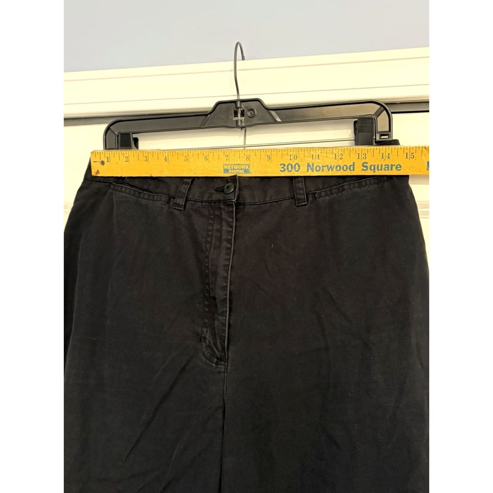 Ralph Lauren Lauren Ralph Lauren Pants Womens 12 Black Capri Cropped Stretch Logo Pockets High Rise Straight Casual Travel Size 34" / US 12 / IT 48 - 6 Thumbnail